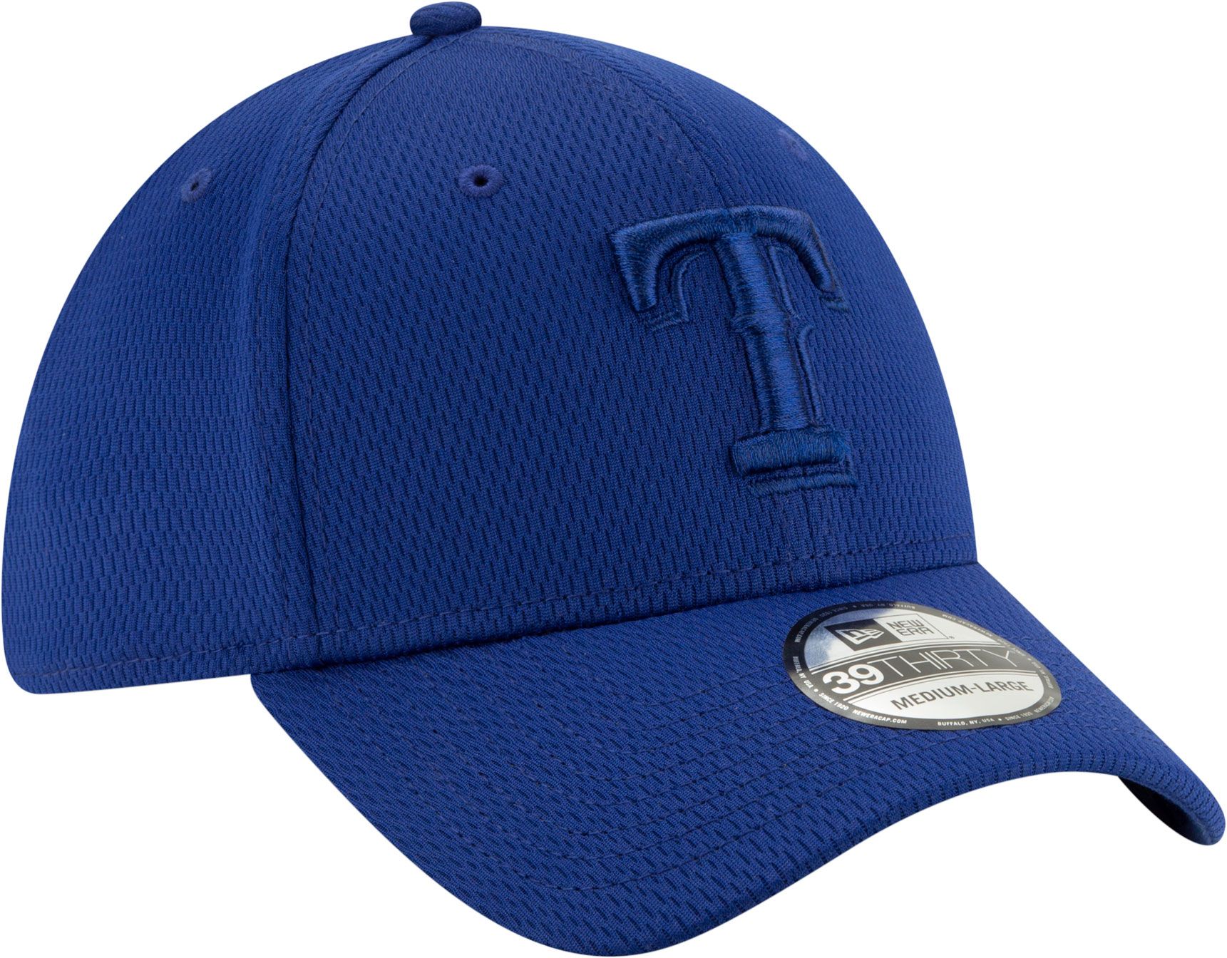 New Era Adult Texas Rangers Blue 39Thirty Perftone Stretch Fit Hat product image