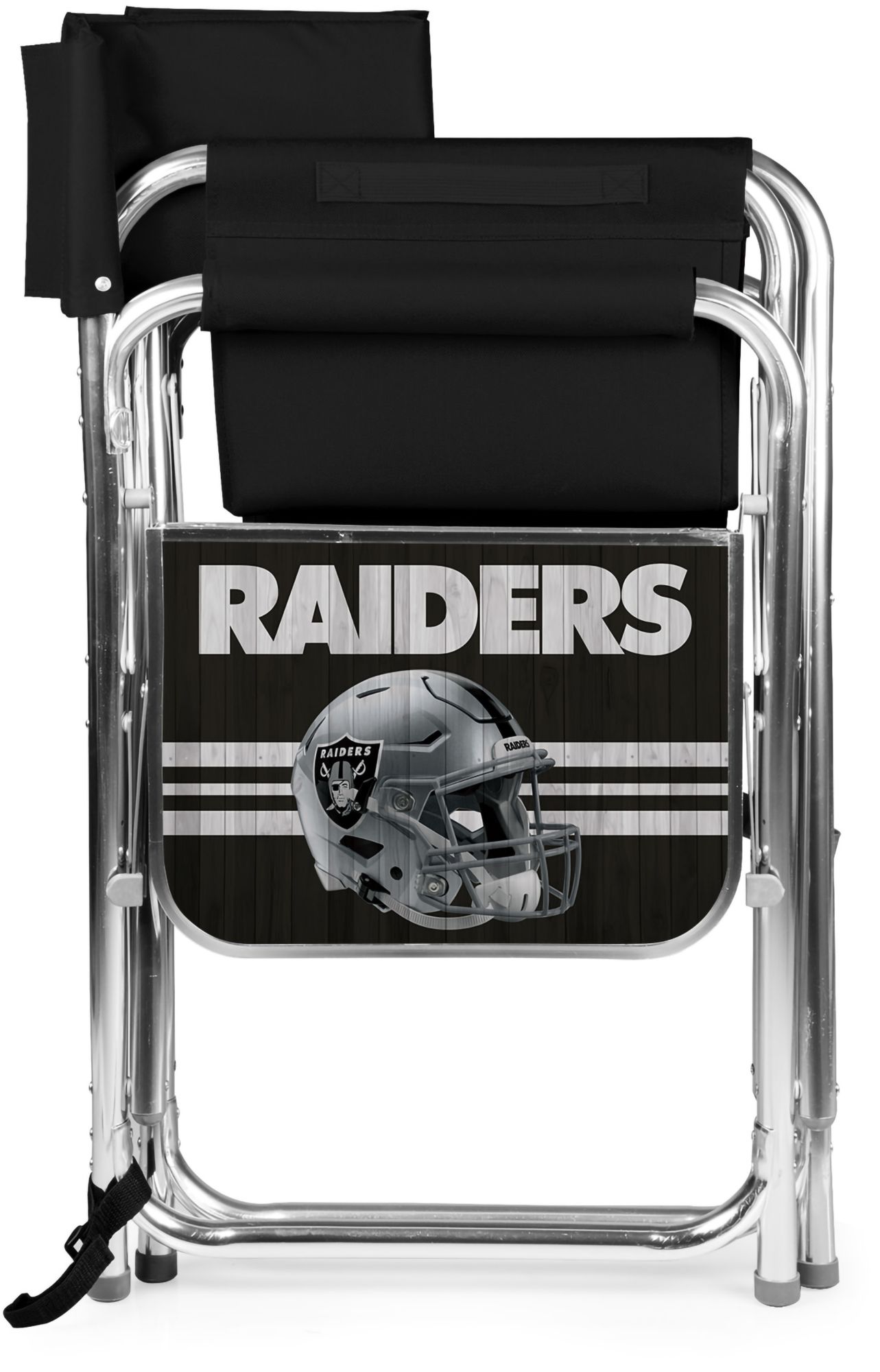 Picnic Time Las Vegas Raiders Chair with Table