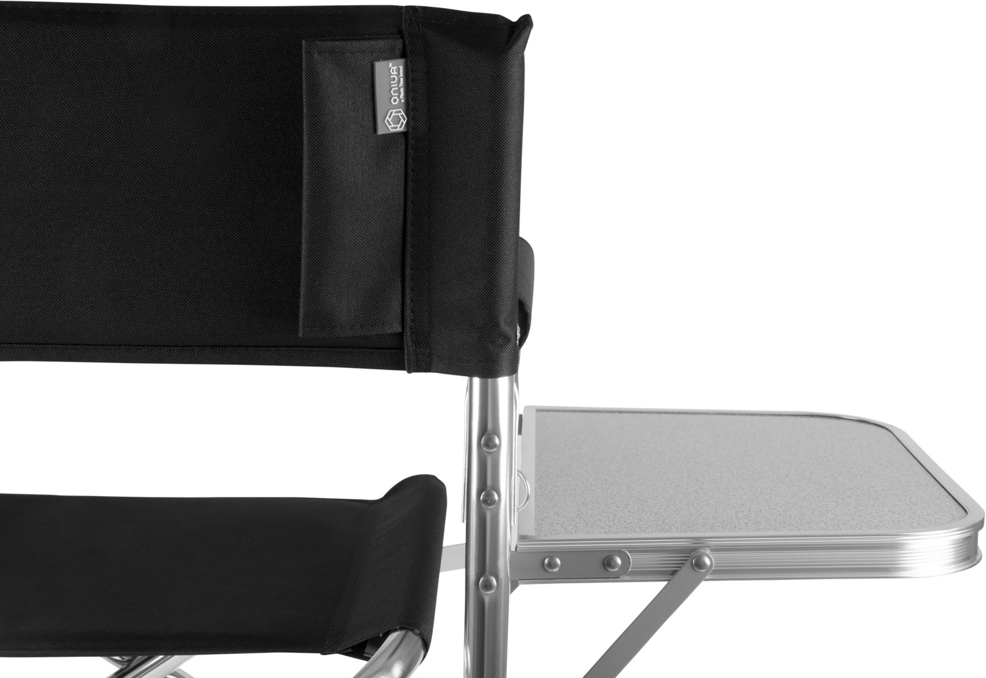 Picnic Time Army West Point Black Knights Sports Chair with Side Table product image