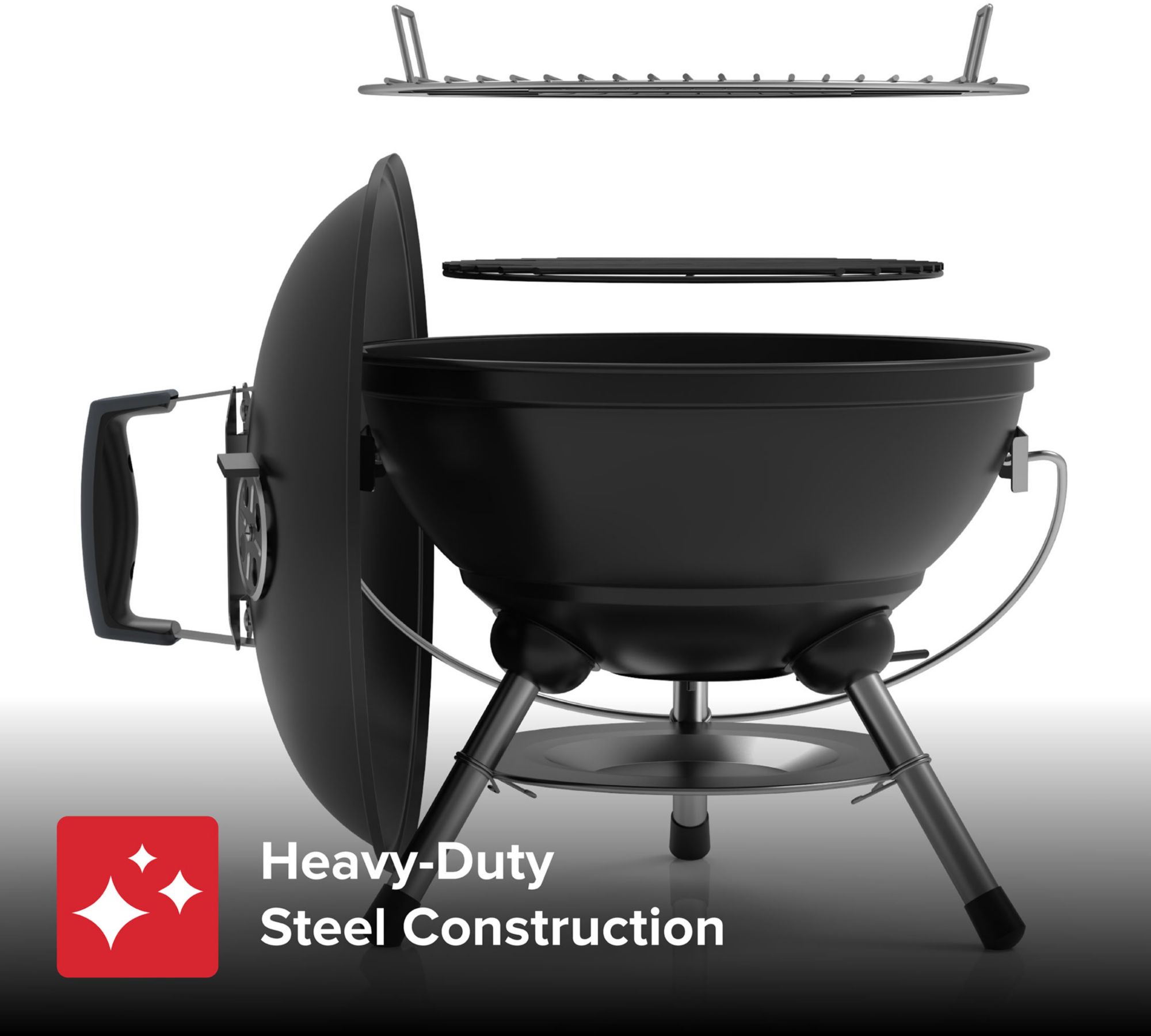 Nexgrill Rally Tabletop 14.5” Kettle Charcoal Grill product image