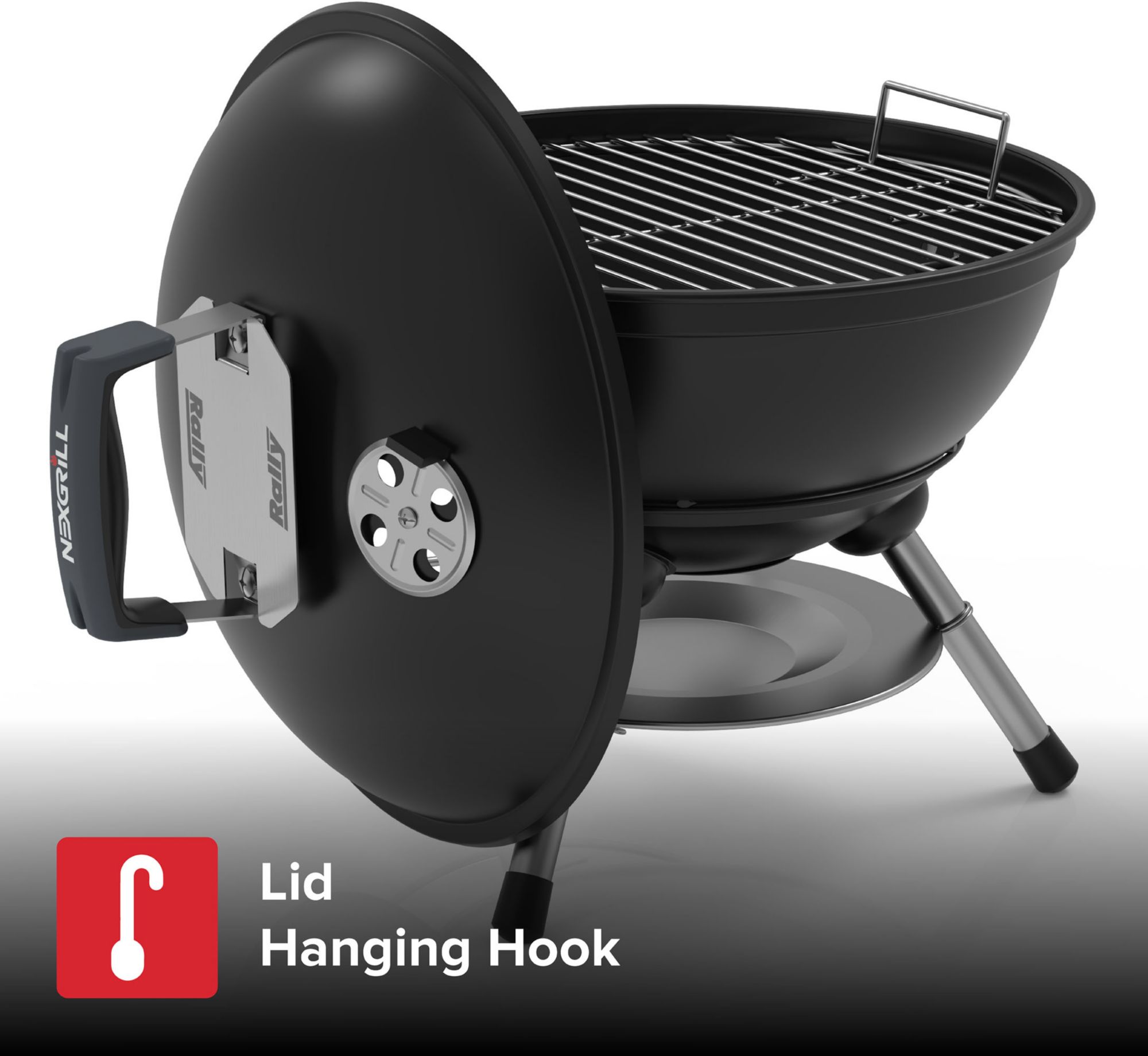 Nexgrill Rally Tabletop 14.5” Kettle Charcoal Grill product image