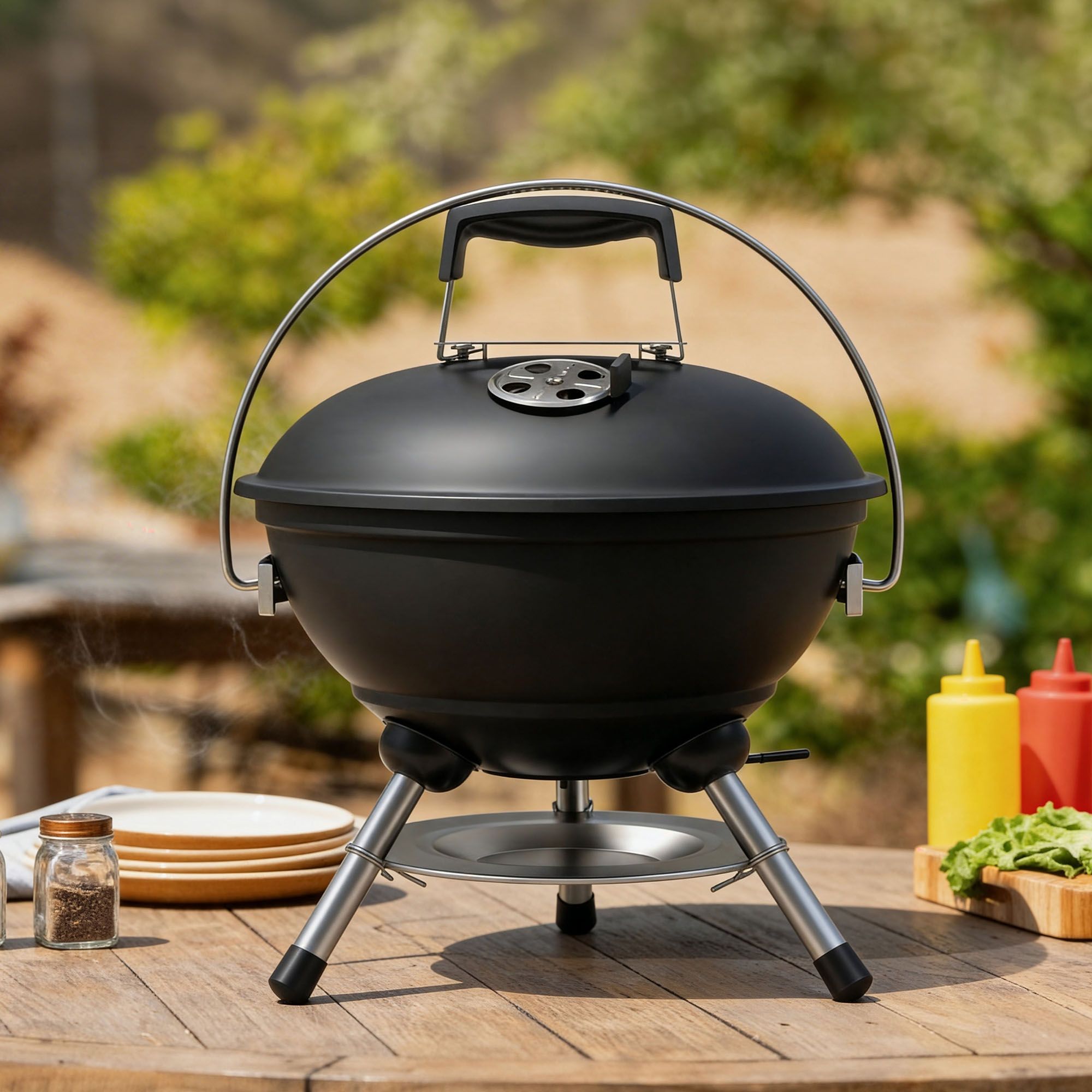 Nexgrill Rally Tabletop 14.5” Kettle Charcoal Grill product image