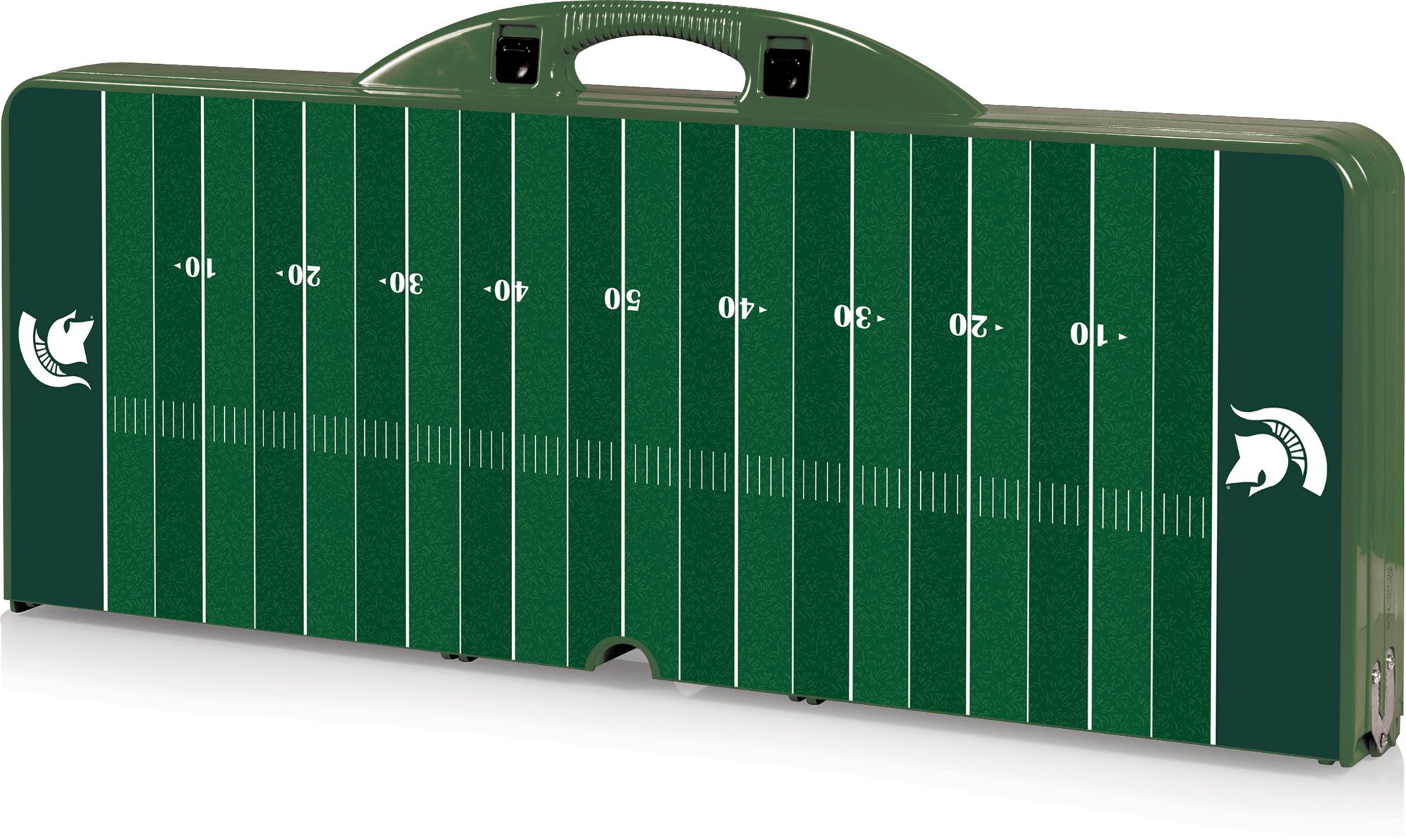 Picnic Time Michigan State Spartans Folding Picnic Table with Seats