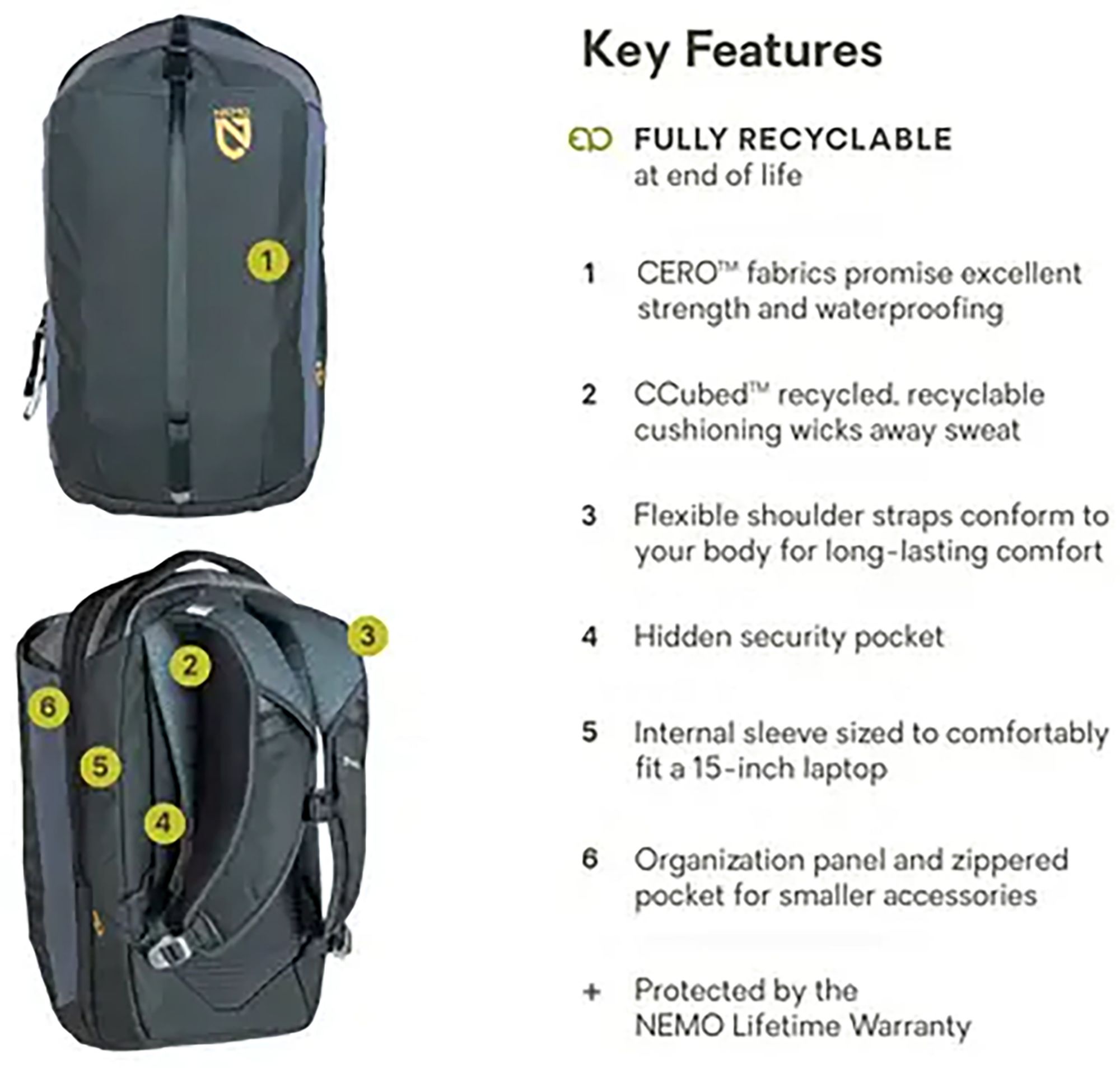 NEMO Vantage 20L Endless Promise Adventure Daypack product image