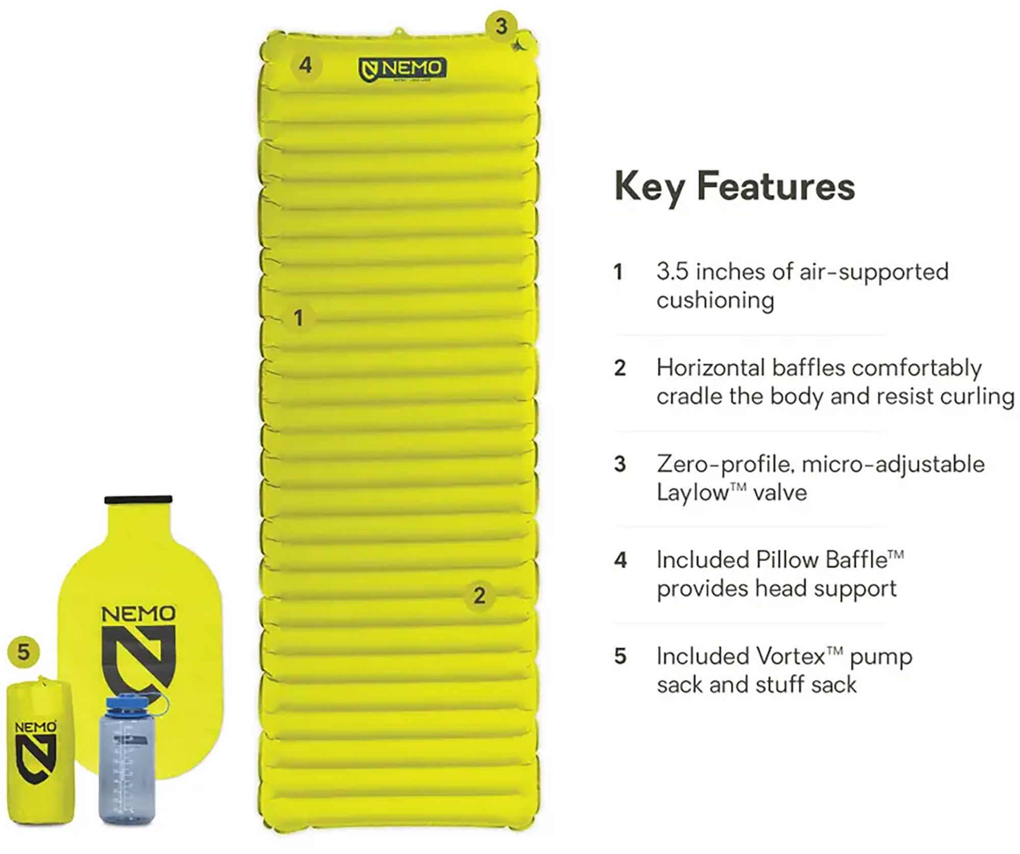 NEMO Astro Lightweight Non-Insulated Sleeping Pad product image