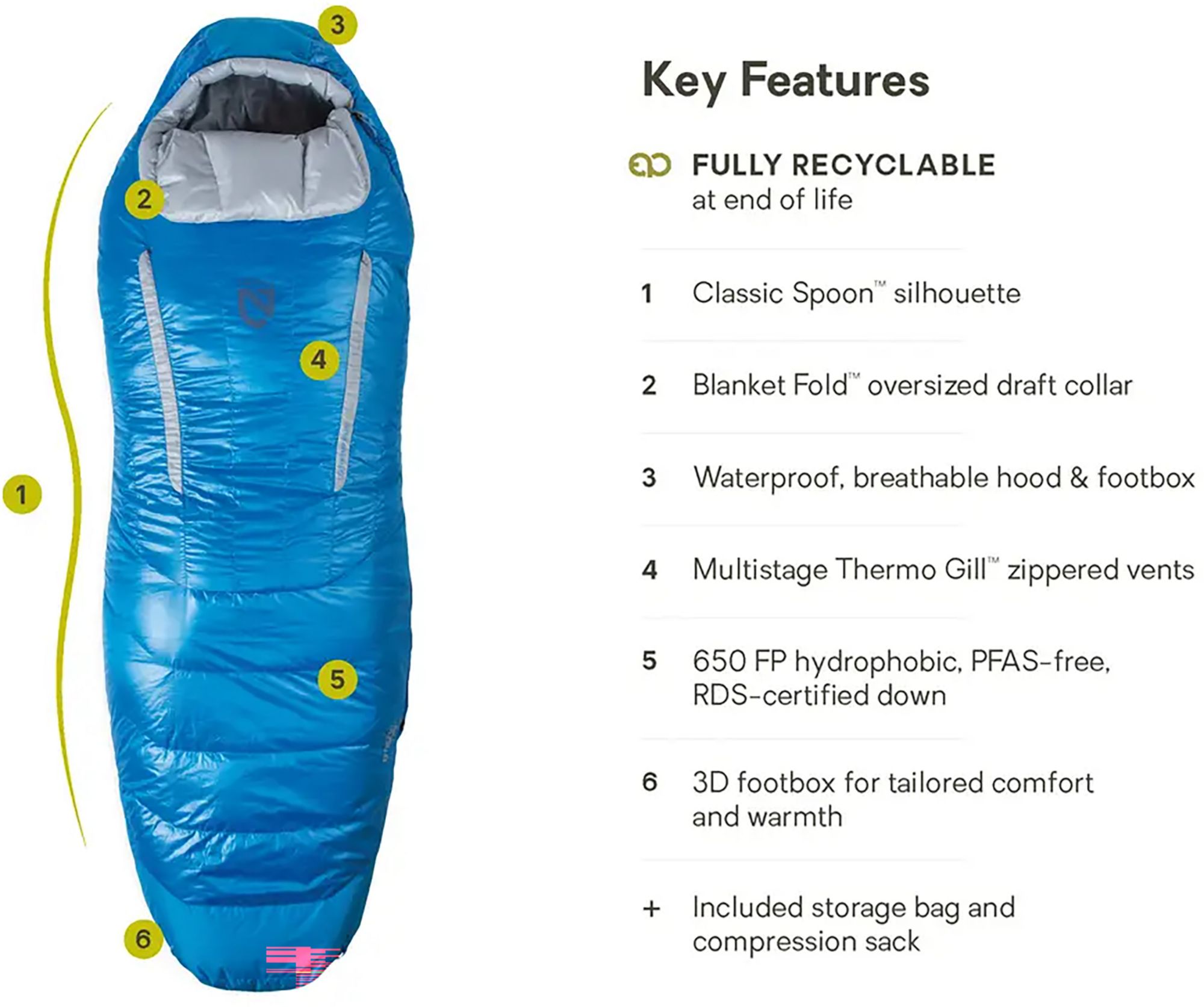 NEMO Men's Endless Promise 30 Down Sleeping Bag product image