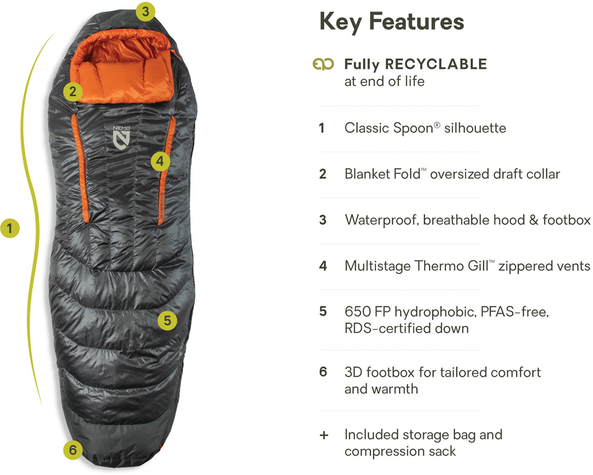 NEMO Men's Disco Endless Promise 30 Sleeping Bag product image