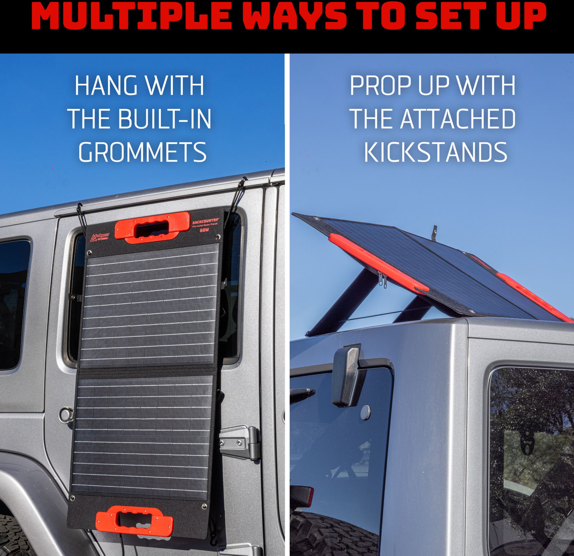 GoSports Backcountry 60 Solar Power Panel product image