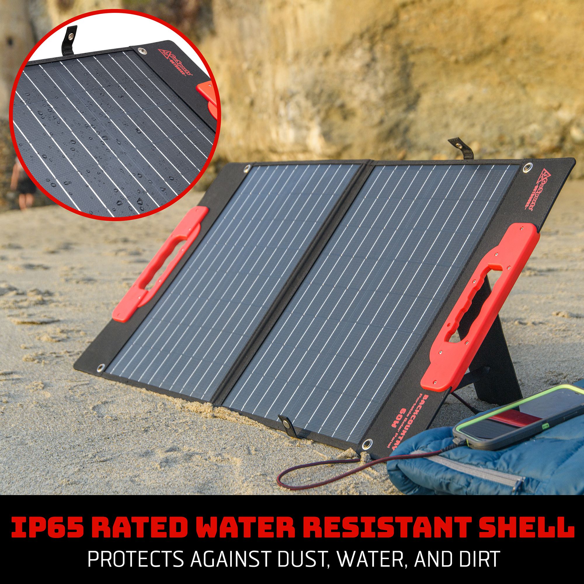 GoSports Backcountry 60 Solar Power Panel product image