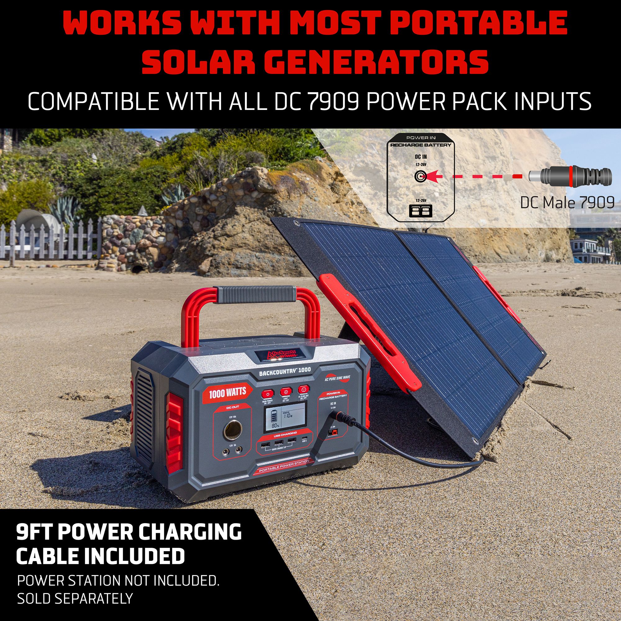 GoSports Backcountry 110 Solar Power Panel product image