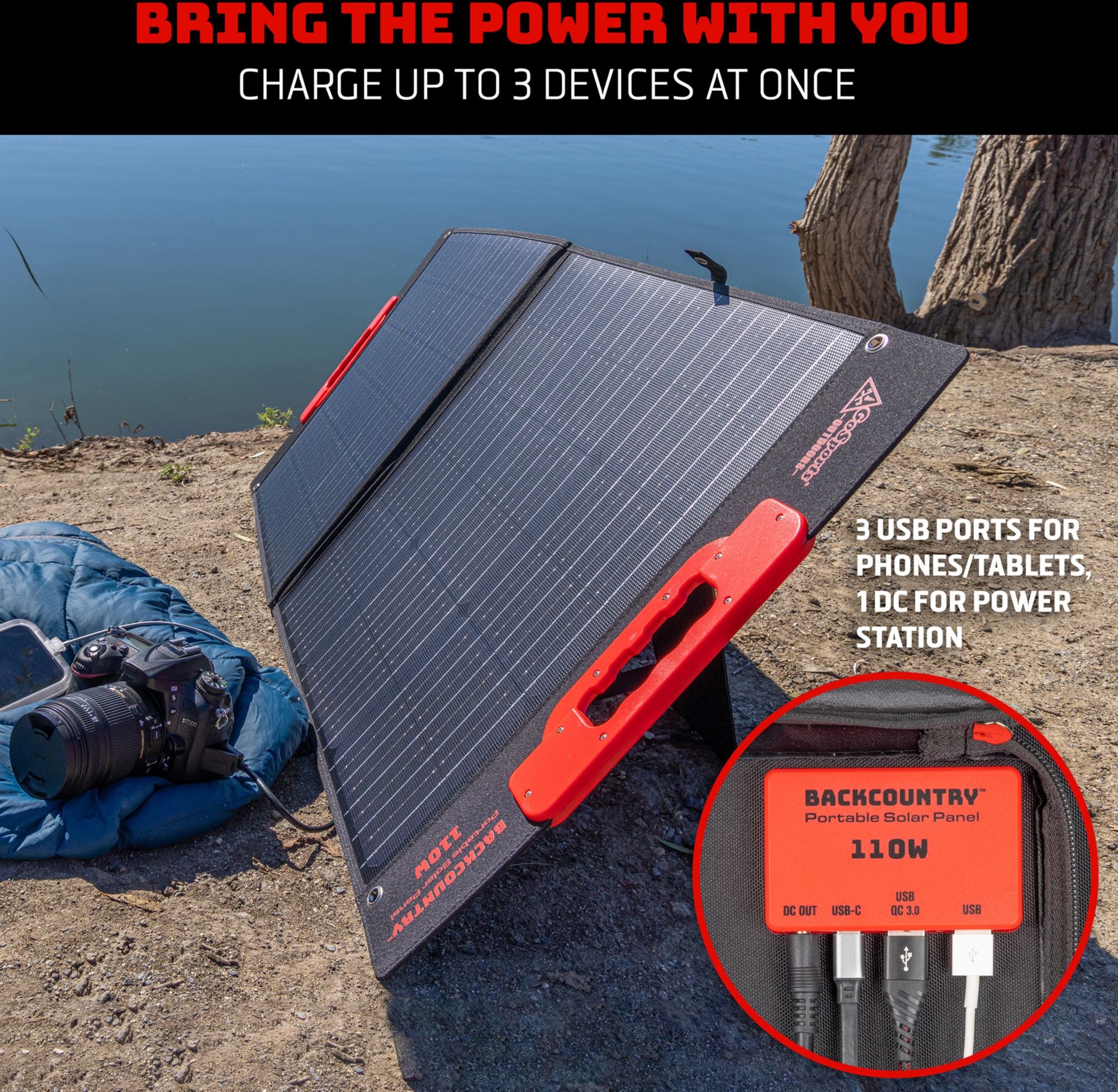 GoSports Backcountry 110 Solar Power Panel