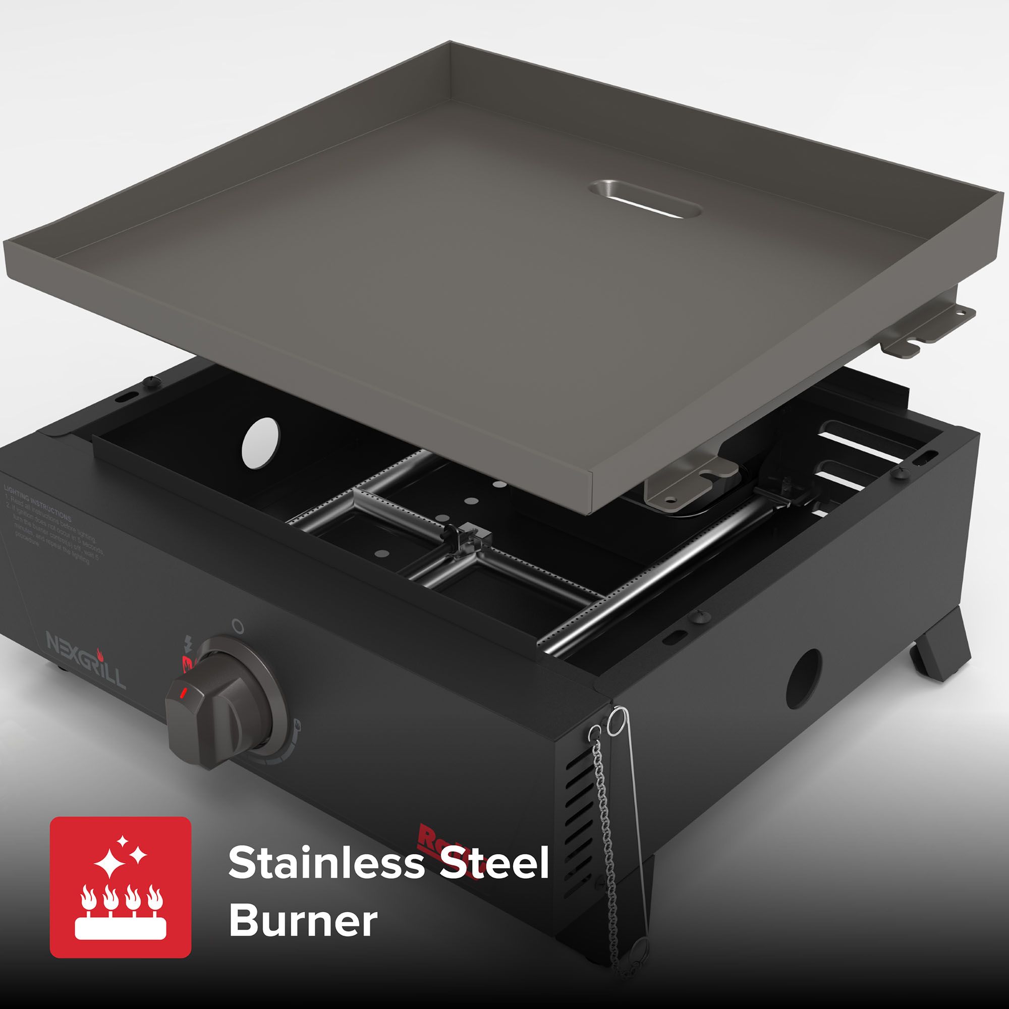 Nexgrill Rally 1-Burner Portable Gas Griddle product image