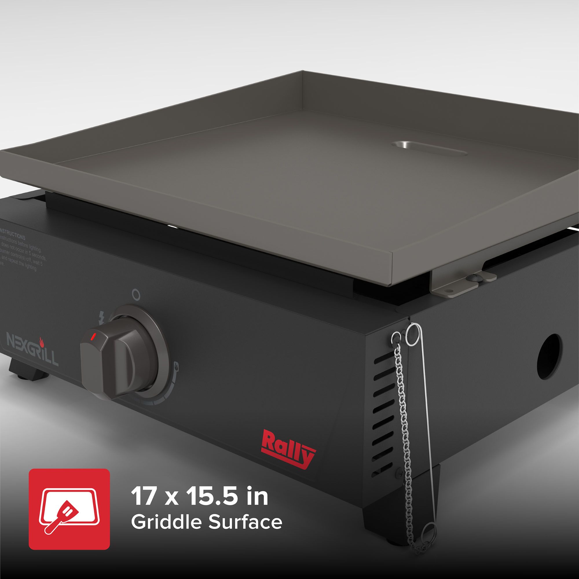 Nexgrill Rally 1-Burner Portable Gas Griddle product image