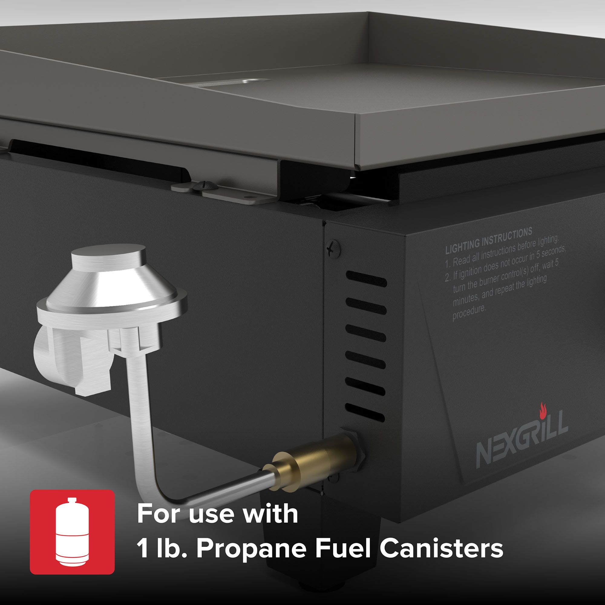 Nexgrill Rally 1-Burner Portable Gas Griddle product image