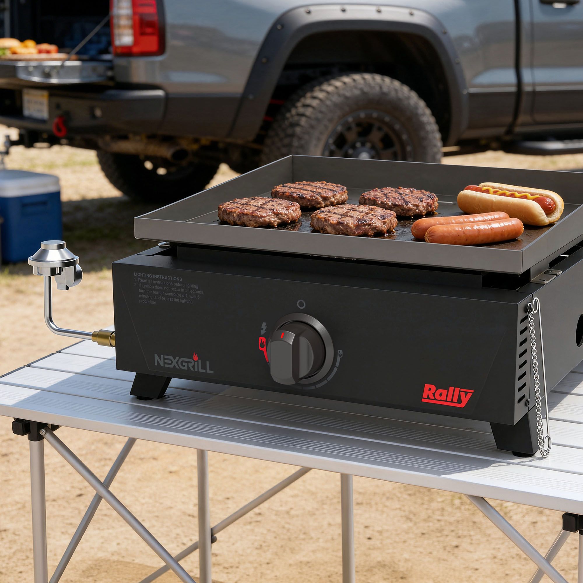 Nexgrill Rally 1-Burner Portable Gas Griddle product image