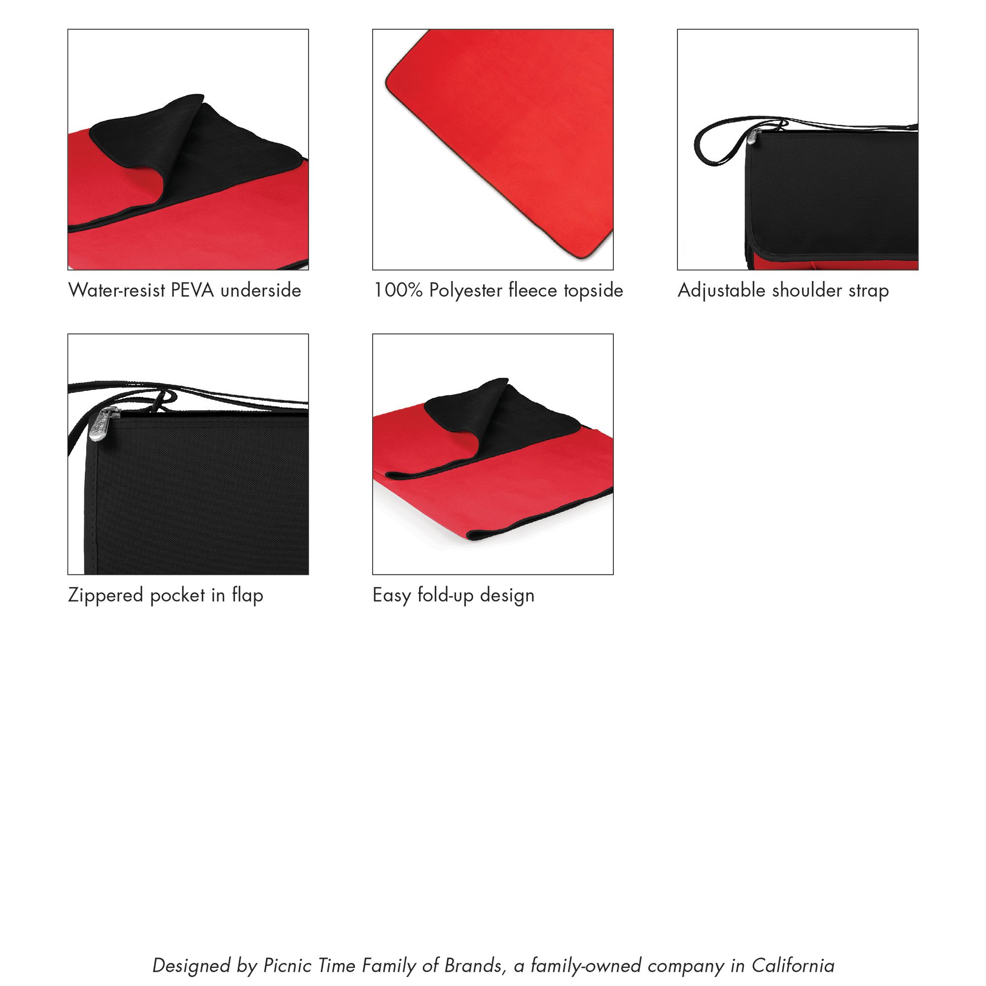 Picnic Time Buffalo Bills Outdoor Picnic Blanket Tote product image