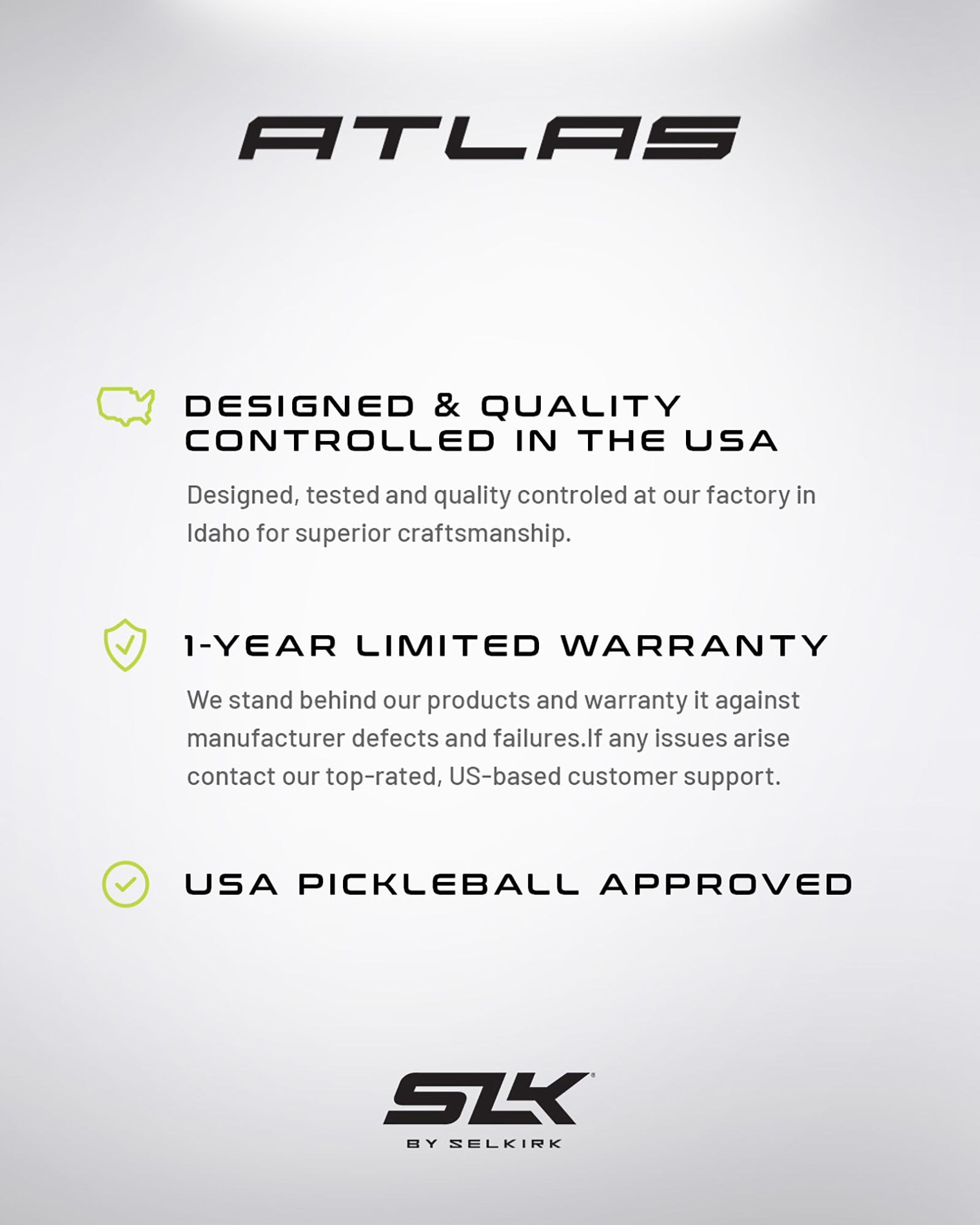 Selkirk SLK ATLAS XL Pickleball Paddle product image