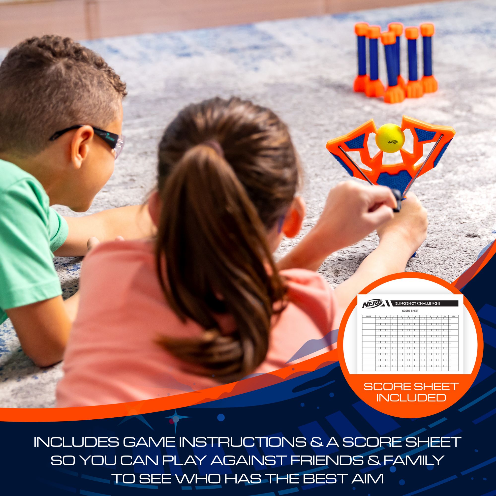 Nerf Slingshot Challenge game set product image