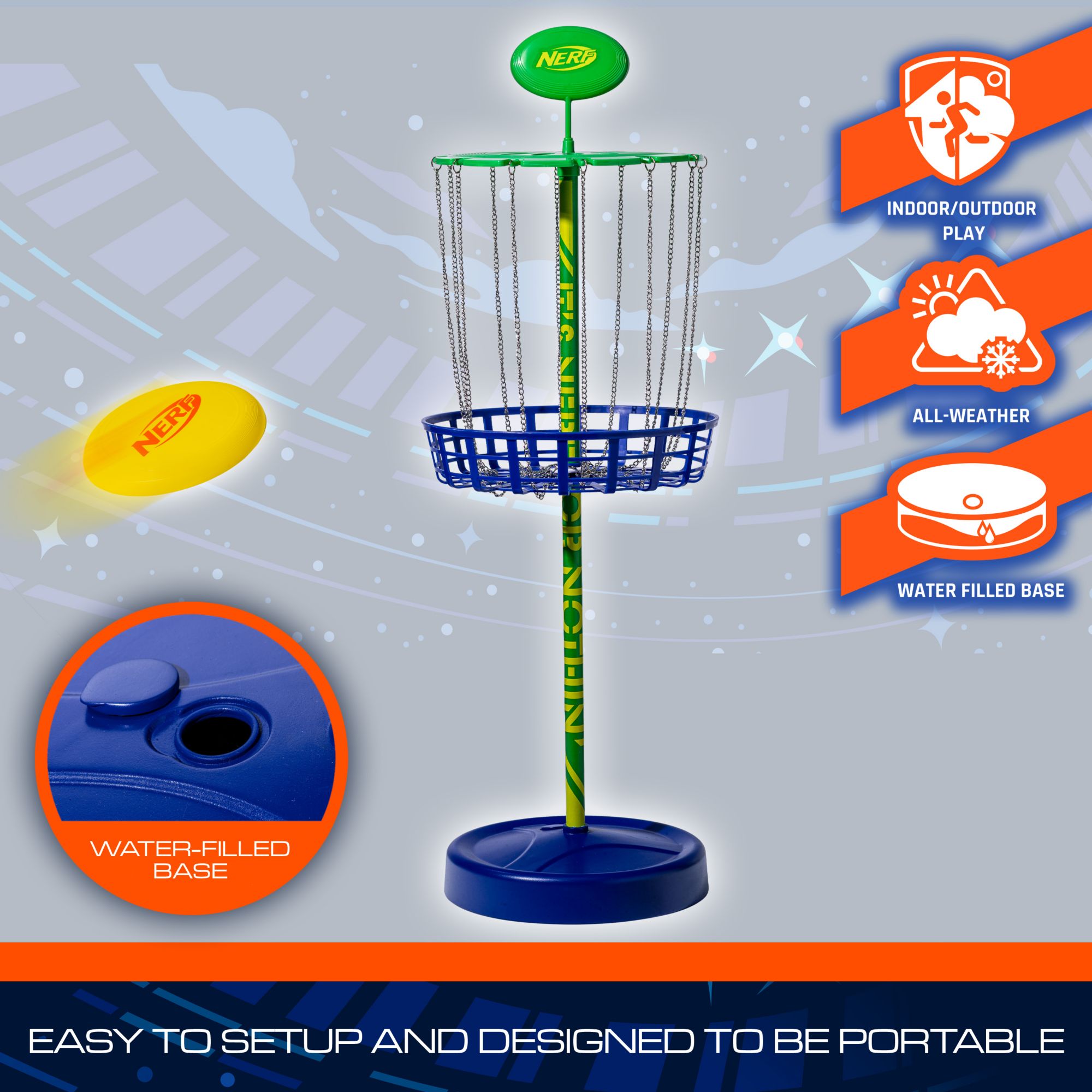 Nerf Disc Golf Starter Set product image