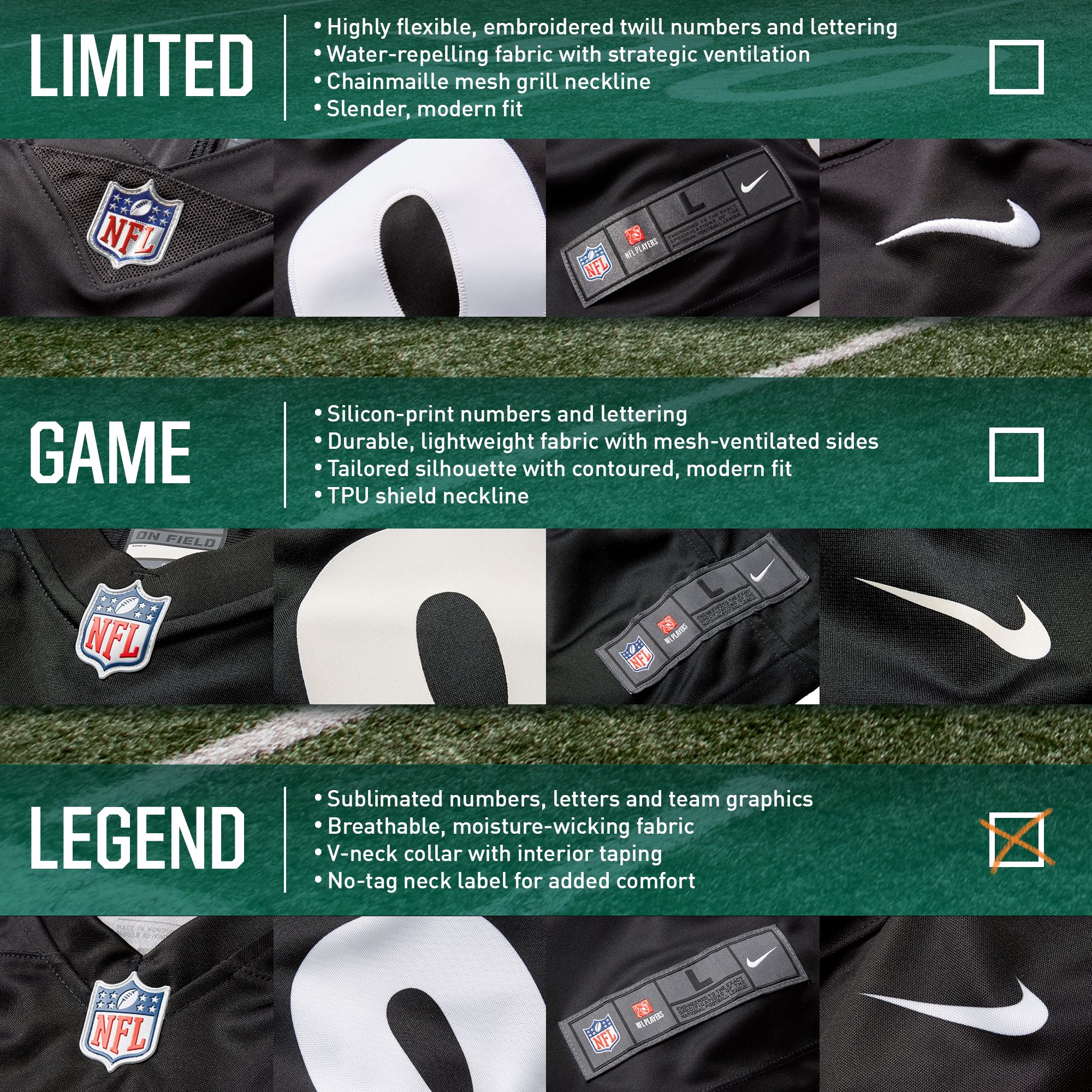 nike legend jersey nfl