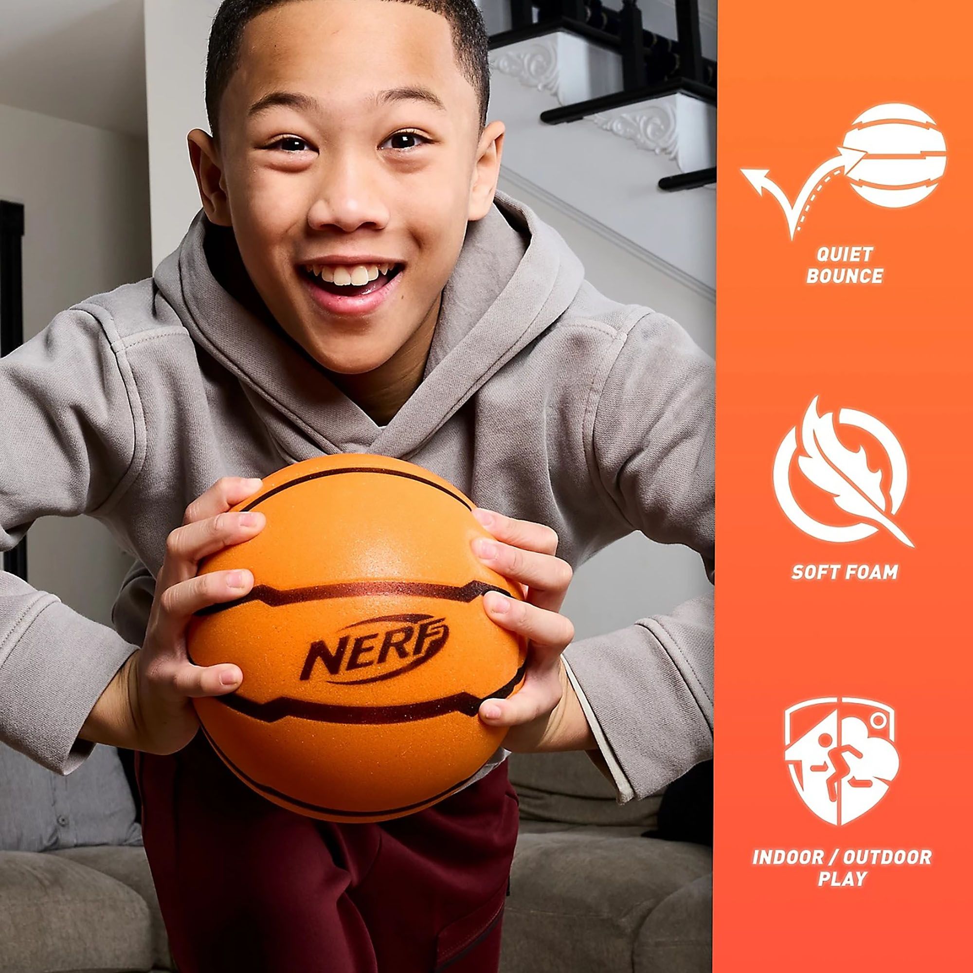 Nerf Quietcourt Mini Indoor Basketball product image