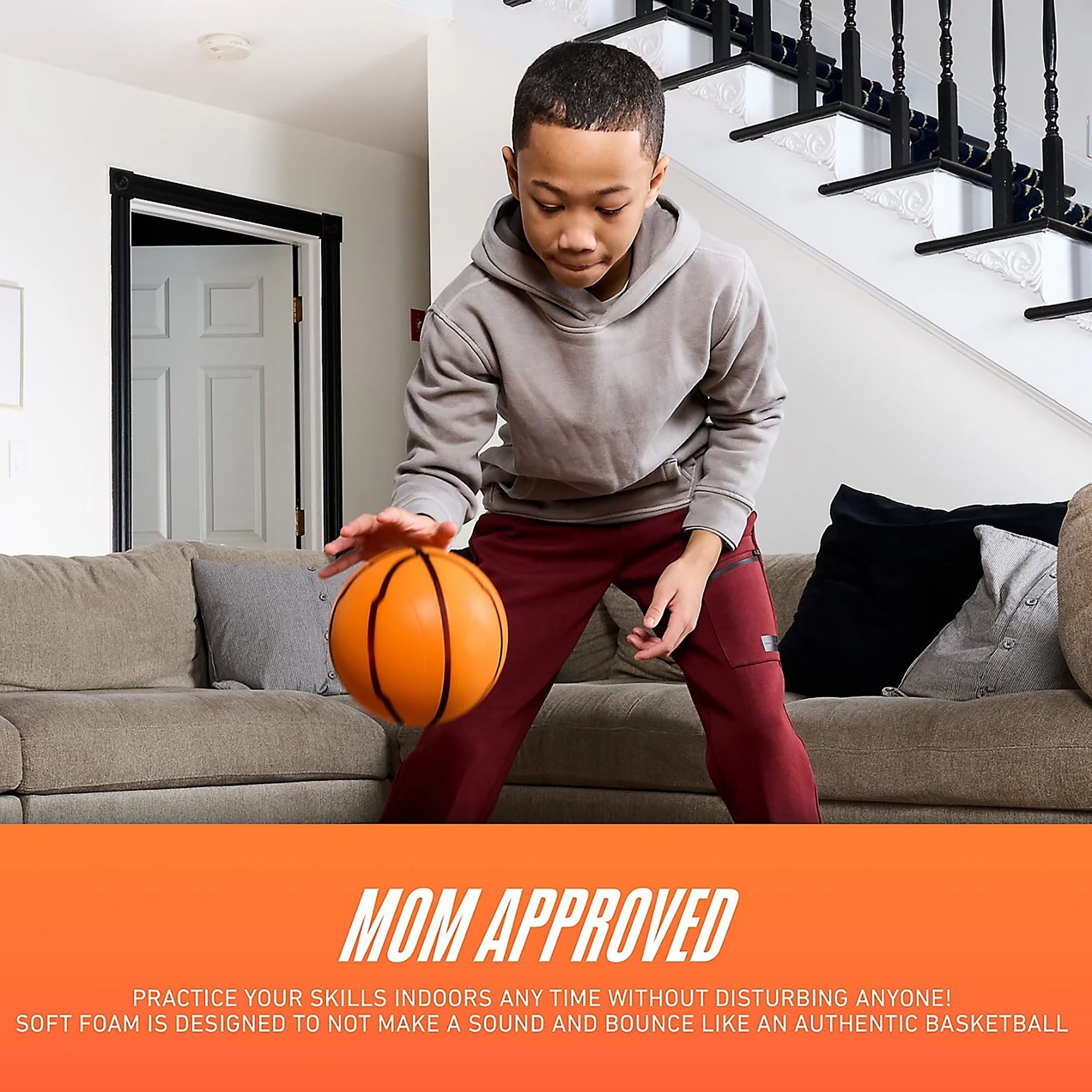 Nerf Quietcourt Mini Indoor Basketball product image