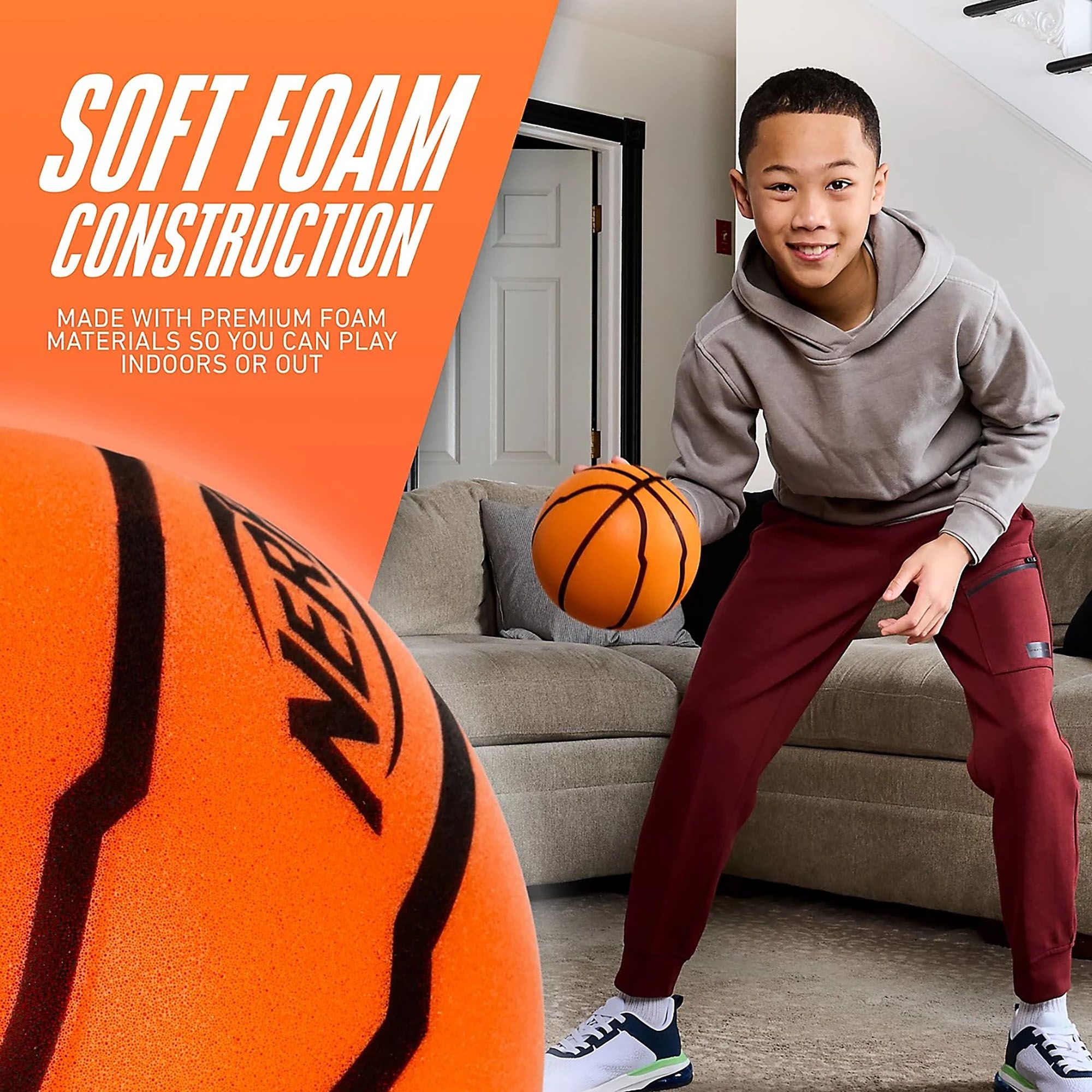 Nerf Quietcourt Mini Indoor Basketball product image