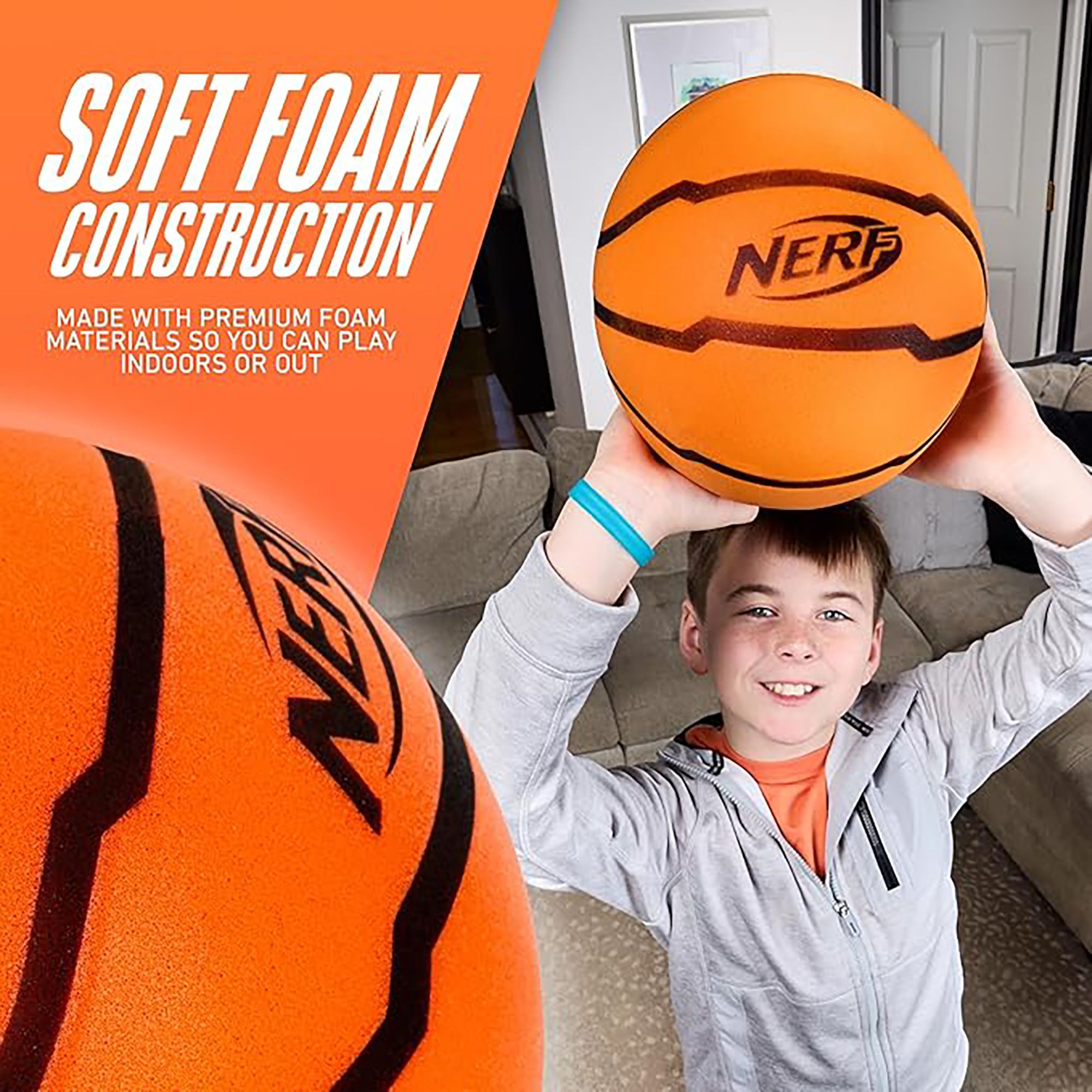 Nerf Quietcourt Mini Indoor Basketball product image