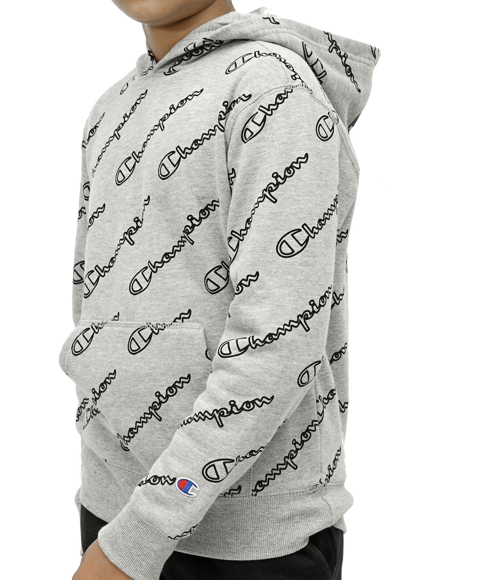 graphic fleece hoodie