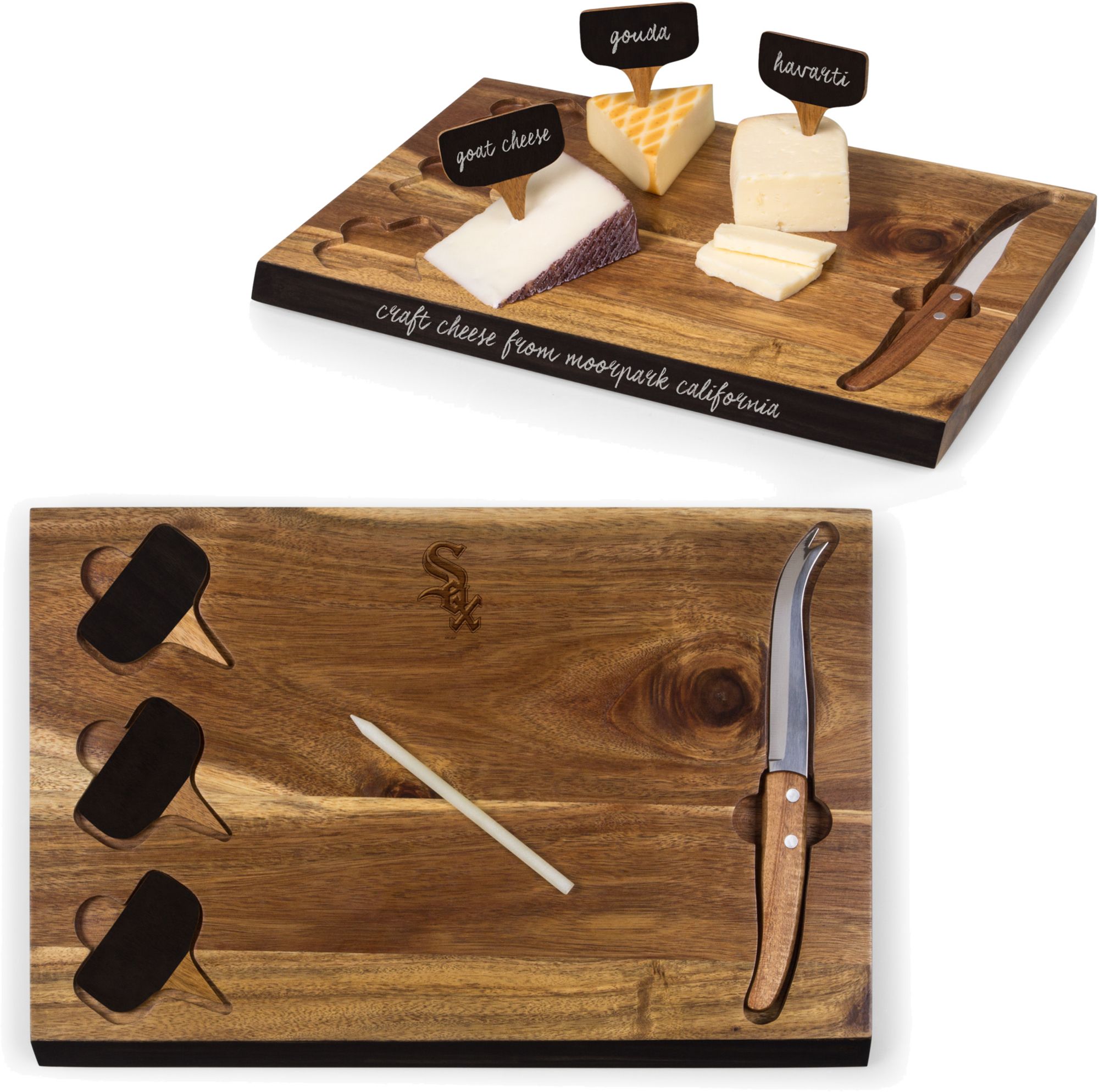 Picnic Time Chicago White Sox Delio Cutting Board and Knife Set product image