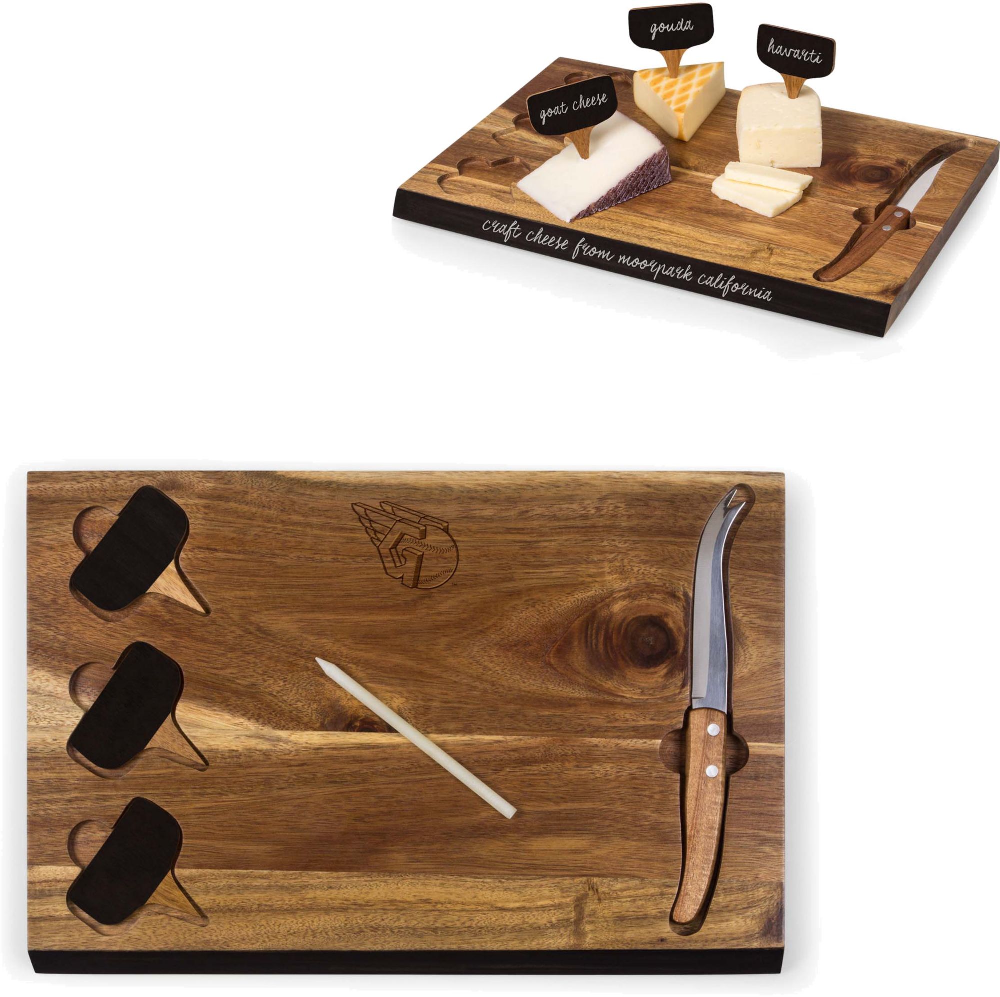 Picnic Time Cleveland Guardians Circo Cheese Board and Knife Set product image
