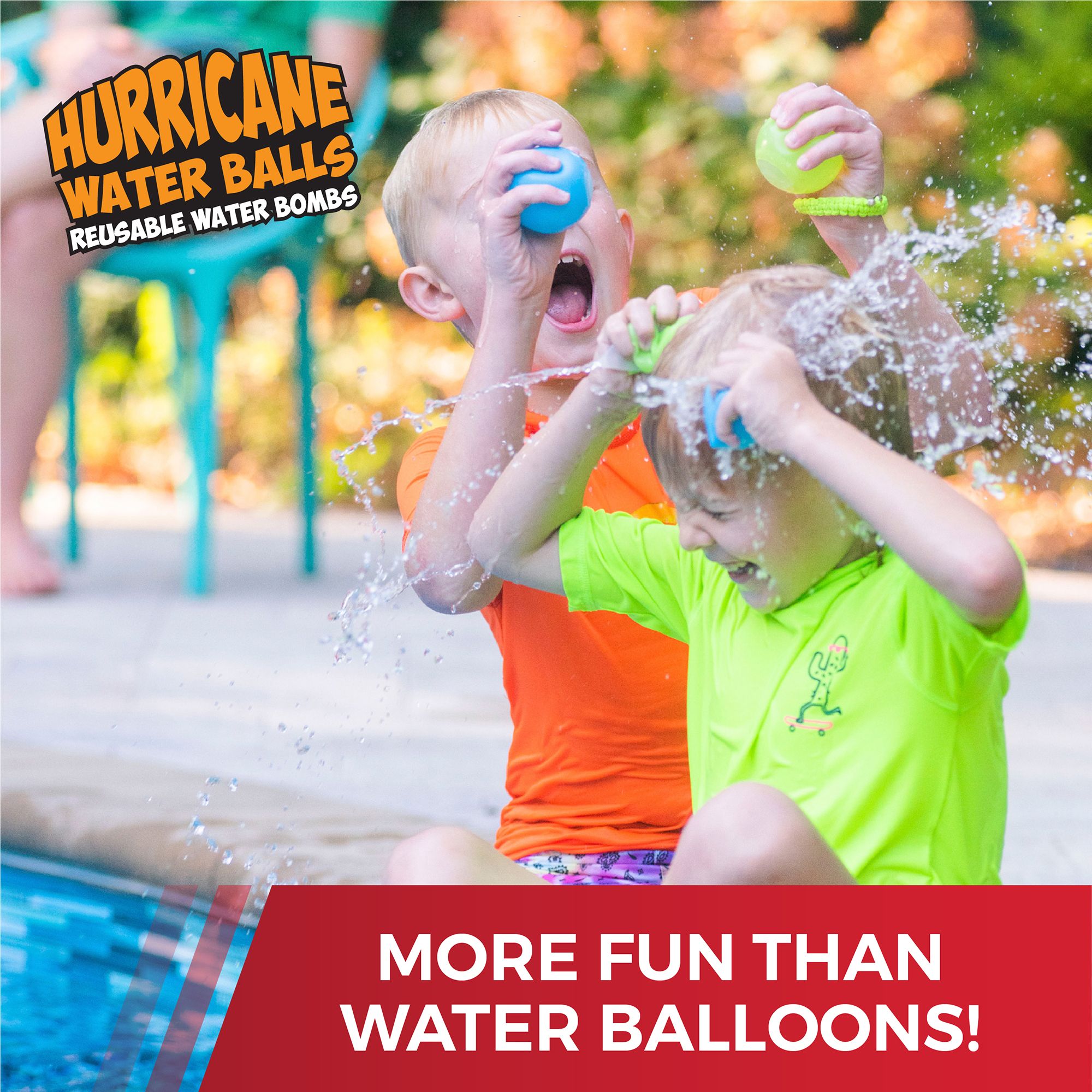 Prime Time Toys Hurricane Reusable Silicone Water Balls for Kids – 3 Pack product image