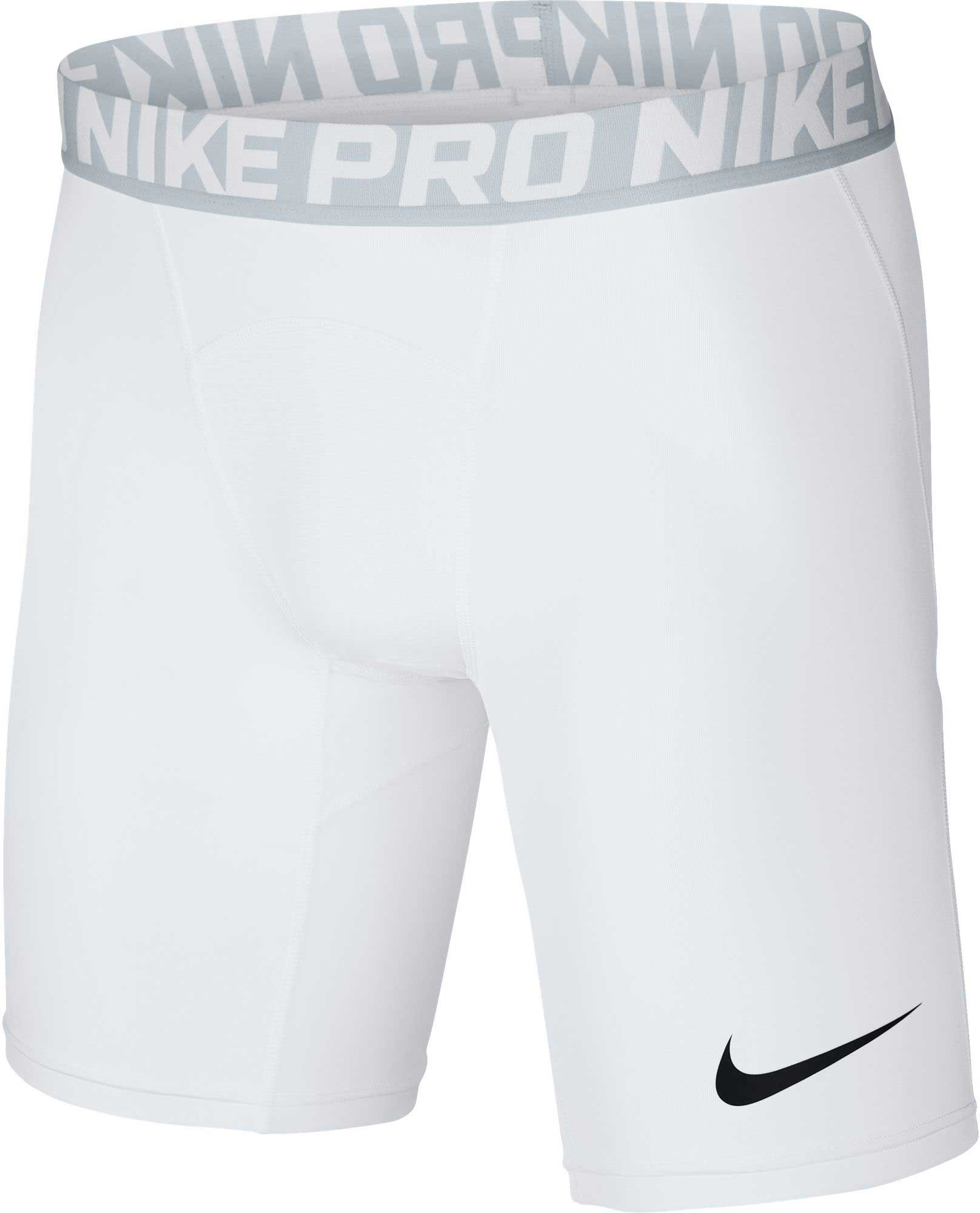 nike biker shorts white