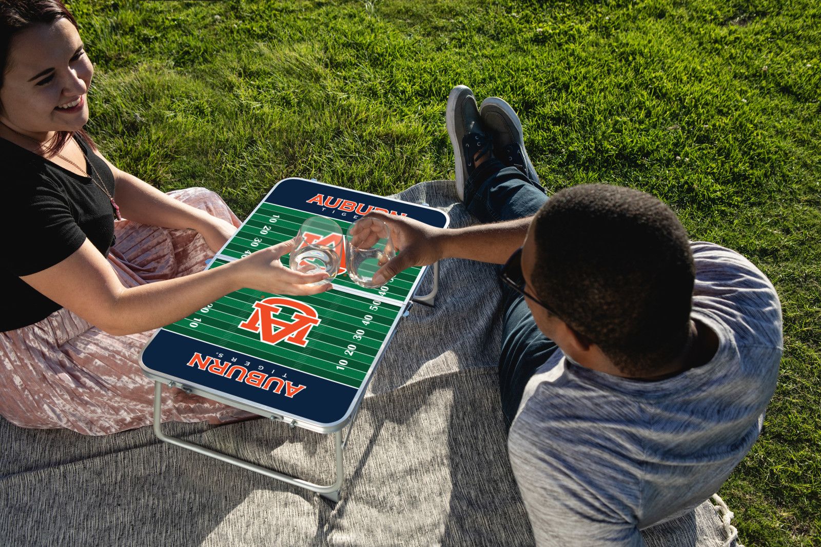 Picnic Time Auburn Tigers Folding Mini Table product image