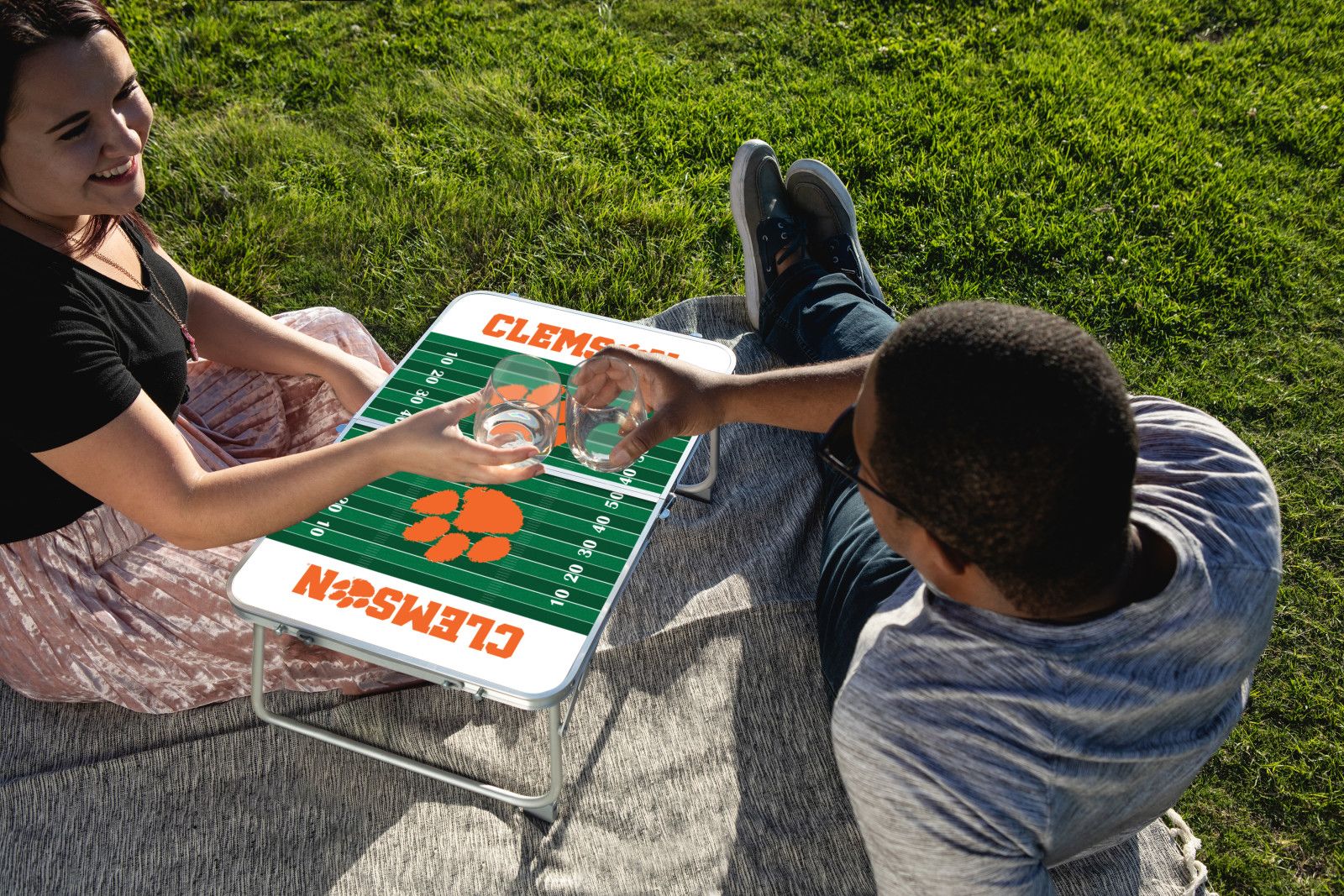 Picnic Time Clemson Tigers Folding Mini Table product image