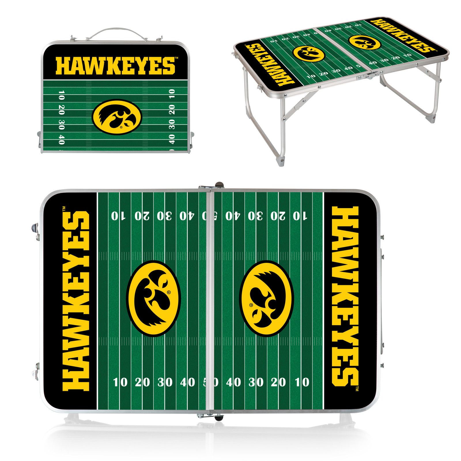 Picnic Time Iowa Hawkeyes Folding Mini Table product image