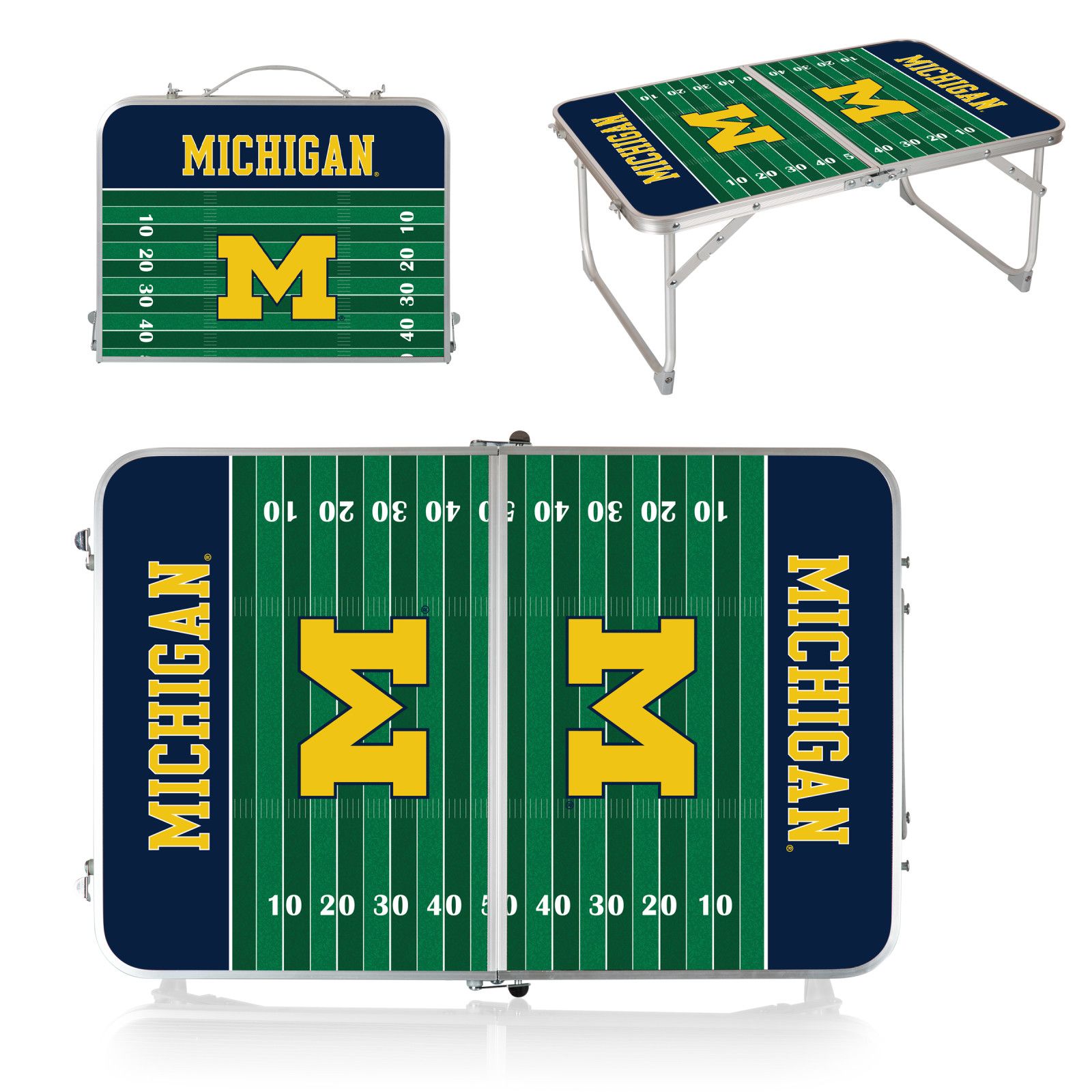 Picnic Time Michigan Wolverines Folding Mini Table product image