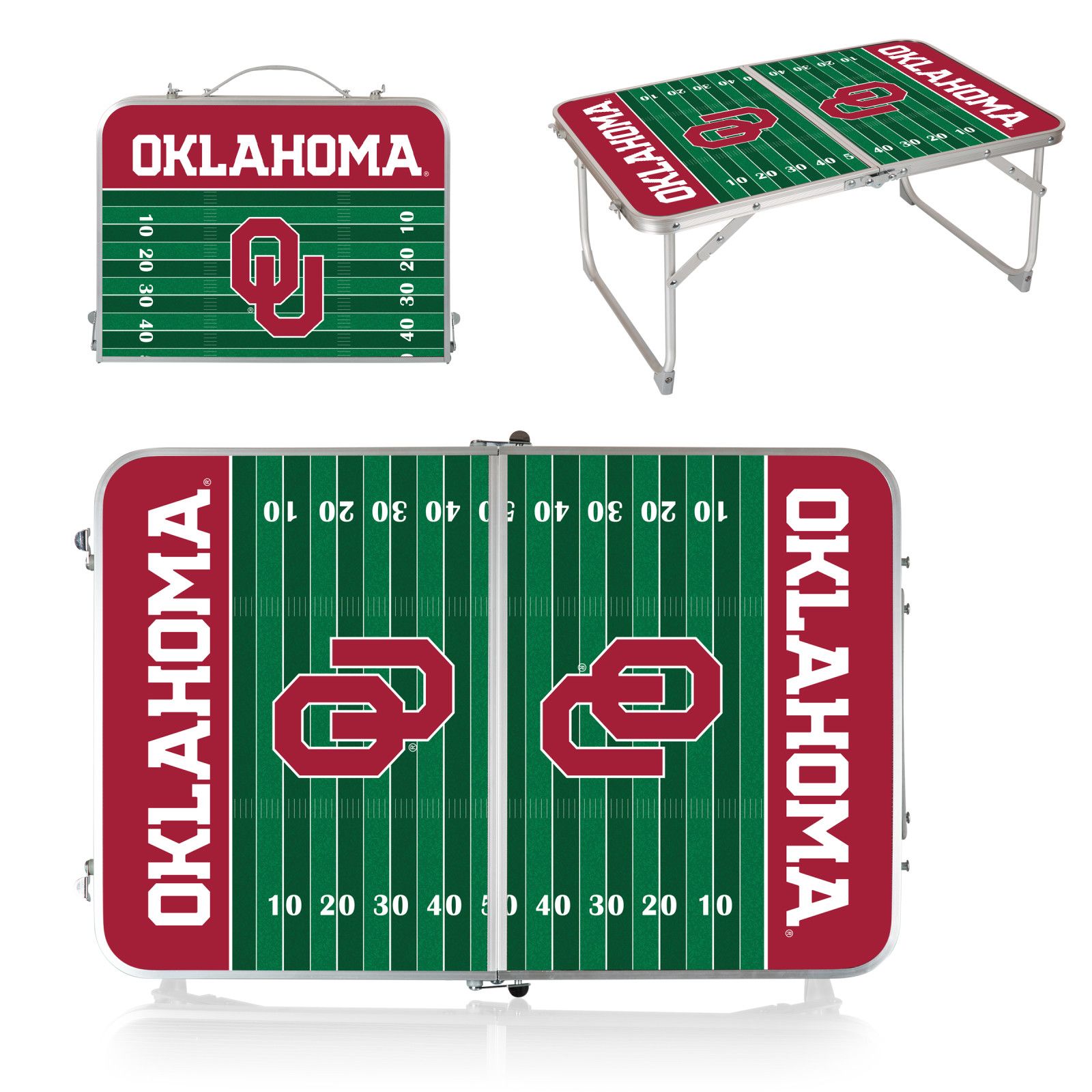 Picnic Time Oklahoma Sooners Folding Mini Table product image