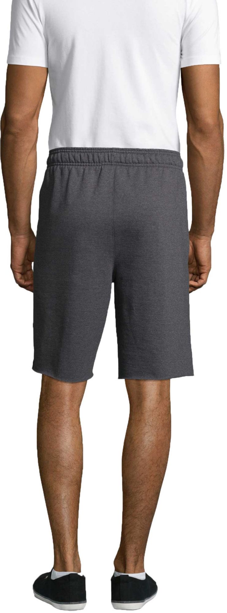 champion men's graphic powerblend fleece shorts