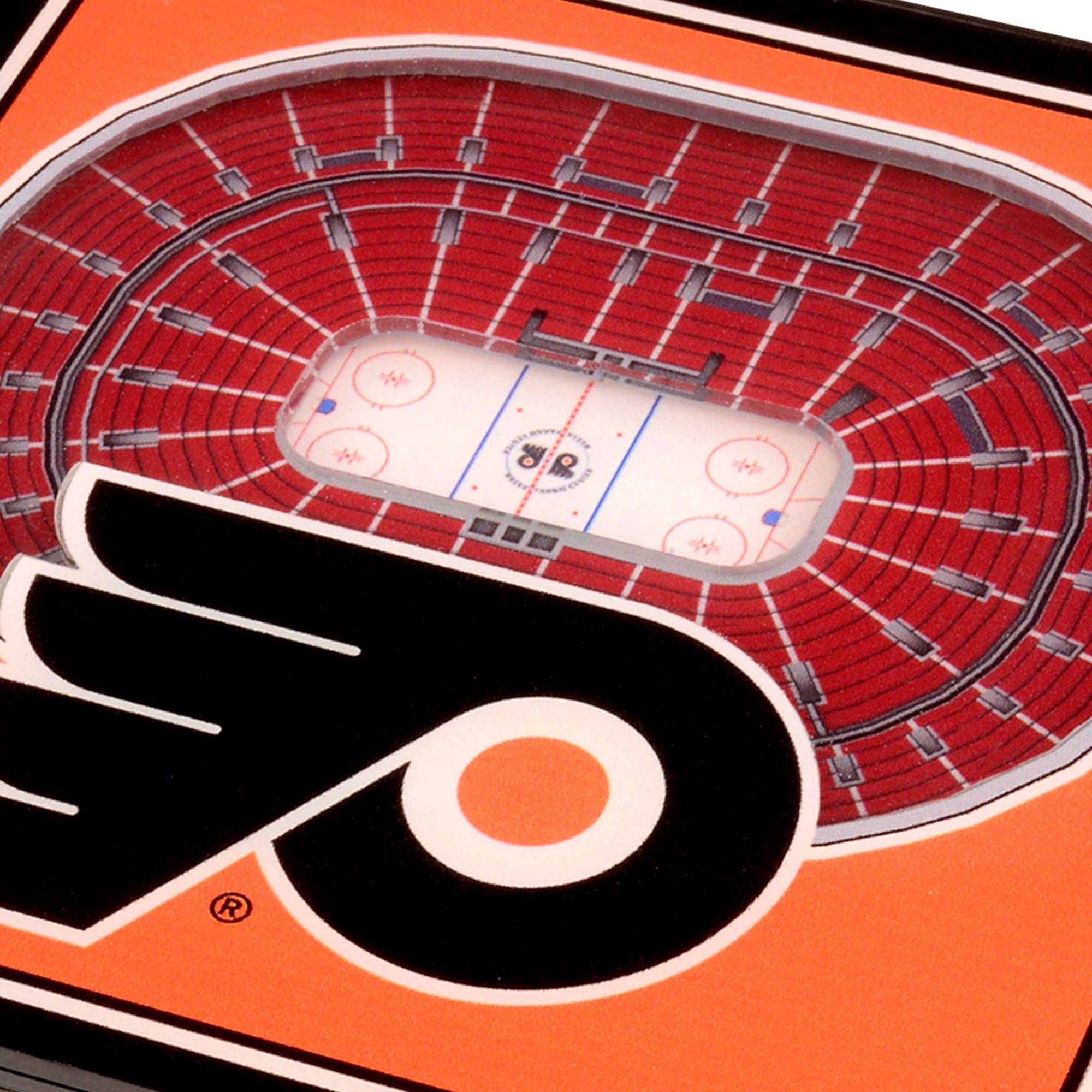 YouTheFan Philadelphia Flyers Stadium View Coaster Set product image