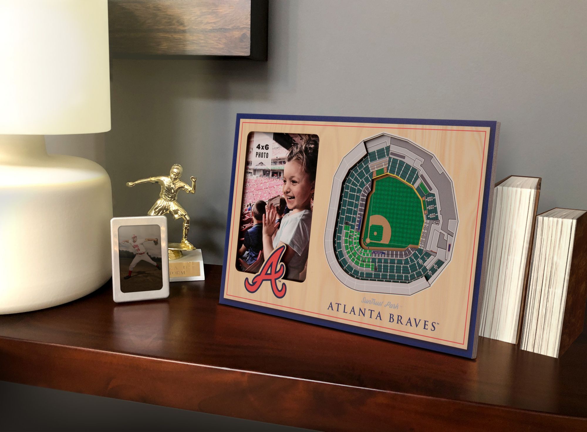 YouTheFan Atlanta Braves 3D Picture Frame product image