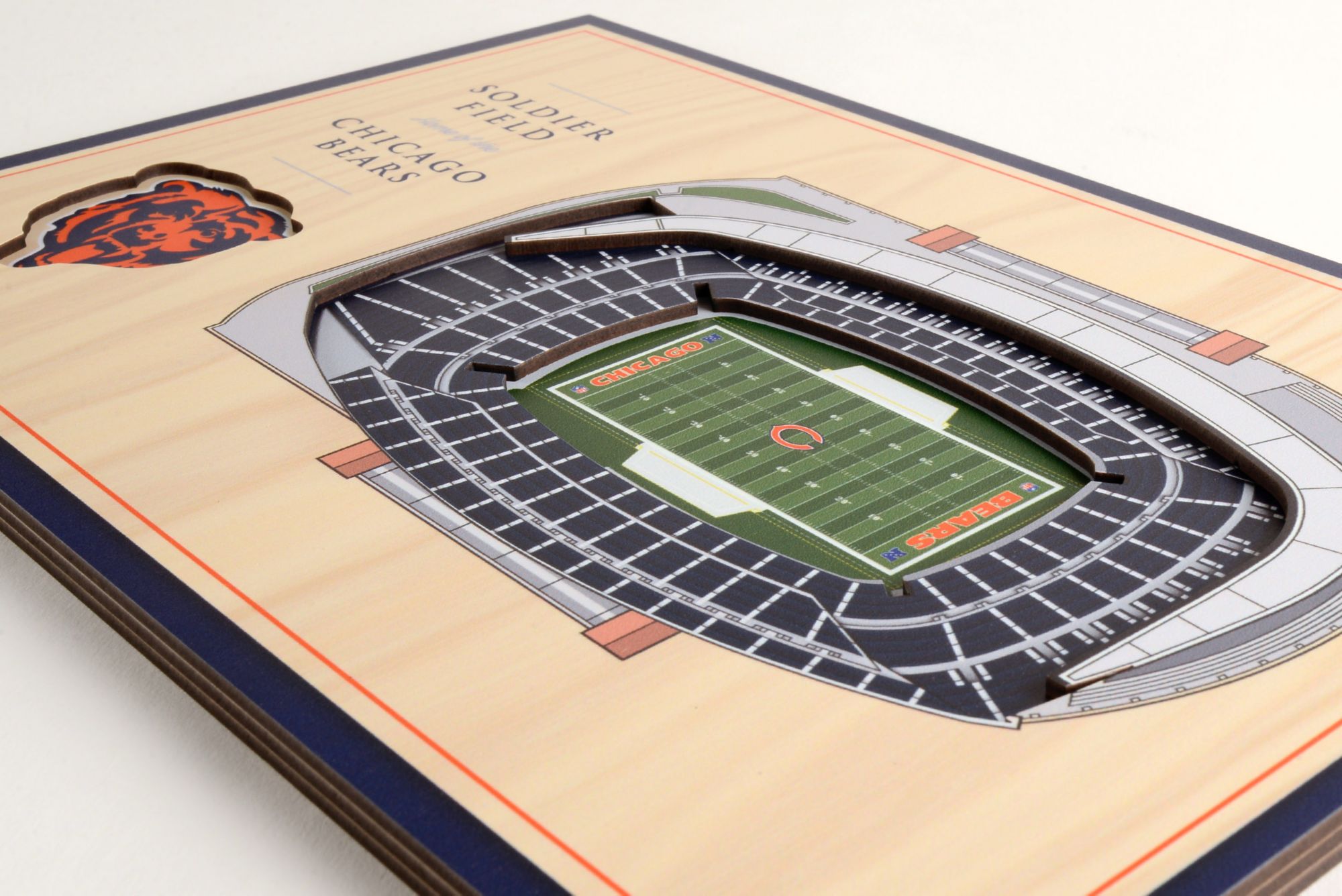 You the Fan Chicago Bears Stadium Views Desktop 3D Picture product image