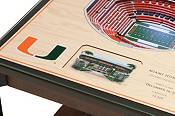 You The Fan Miami Hurricanes 25-Layer StadiumViews Lighted End Table product image