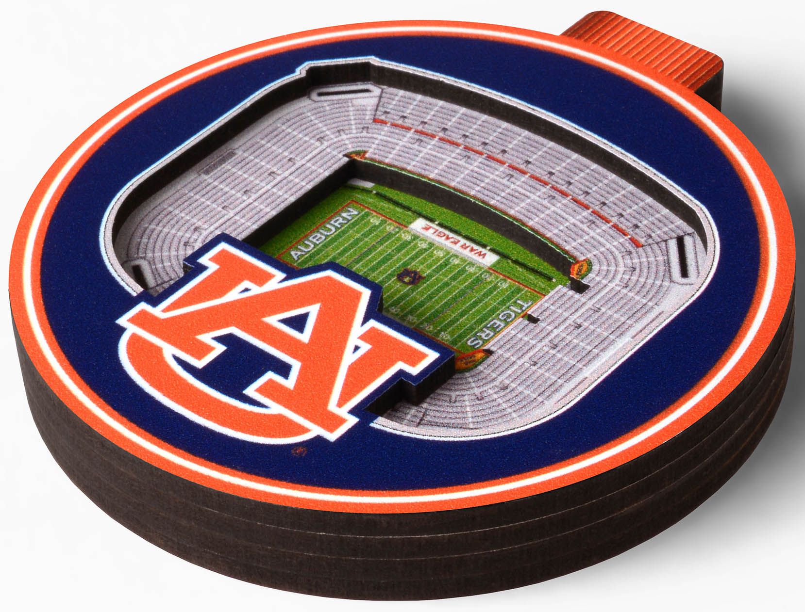 YouTheFan Auburn Tigers 3D StadiumView Ornament