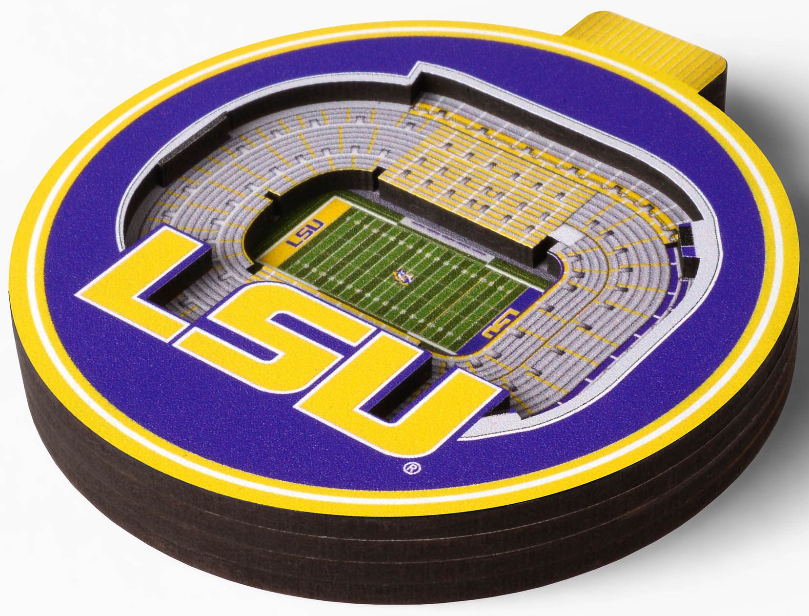 YouTheFan LSU Tigers 3D StadiumView Ornament