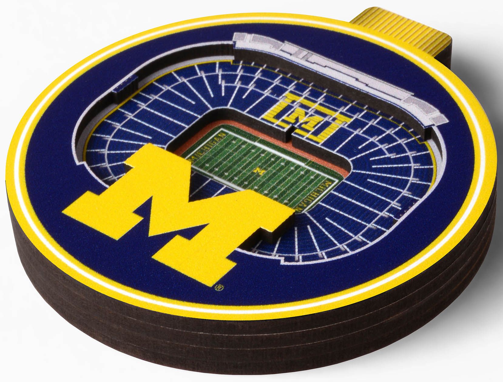 YouTheFan Michigan Wolverines 3D StadiumView Ornament product image