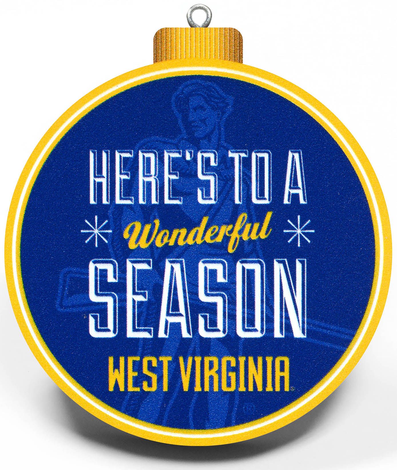 YouTheFan West Virginia Mountaineers 3D StadiumView Ornament