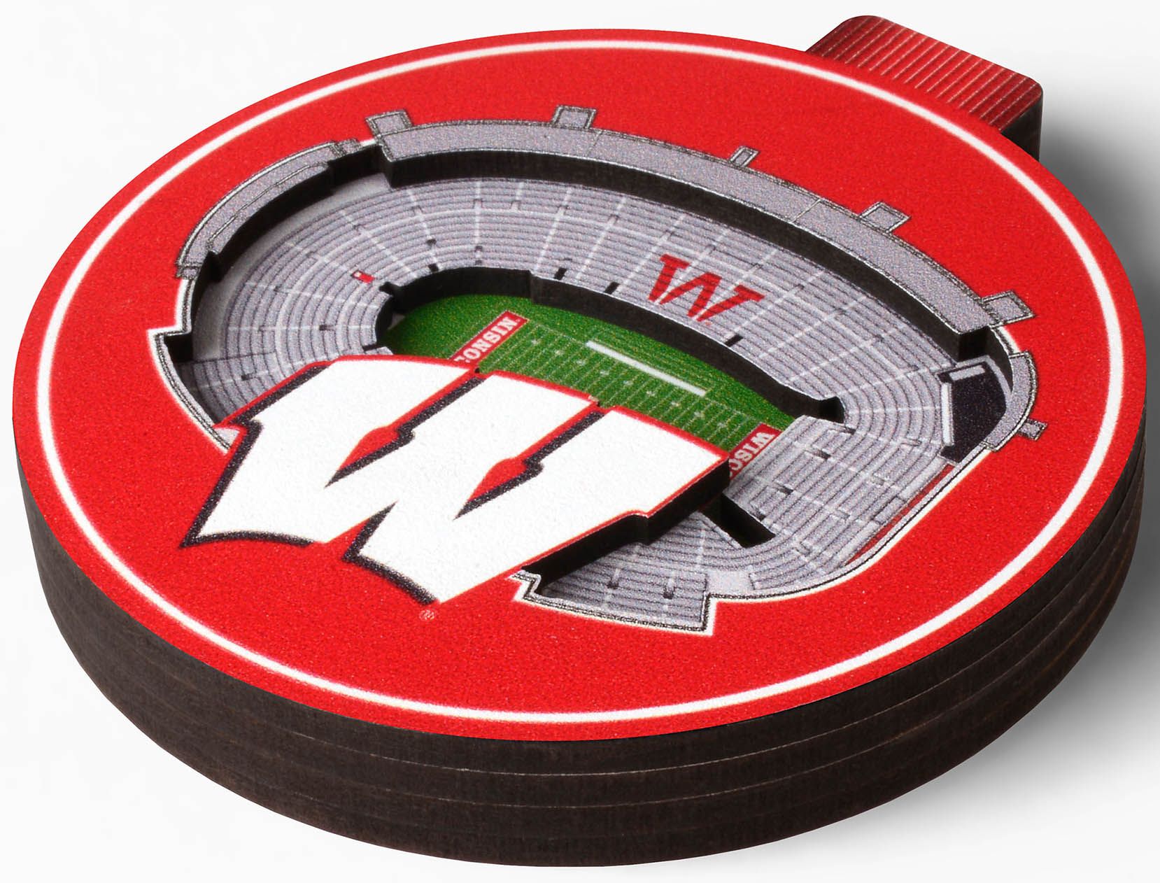 YouTheFan Wisconsin Badgers 3D StadiumView Ornament product image