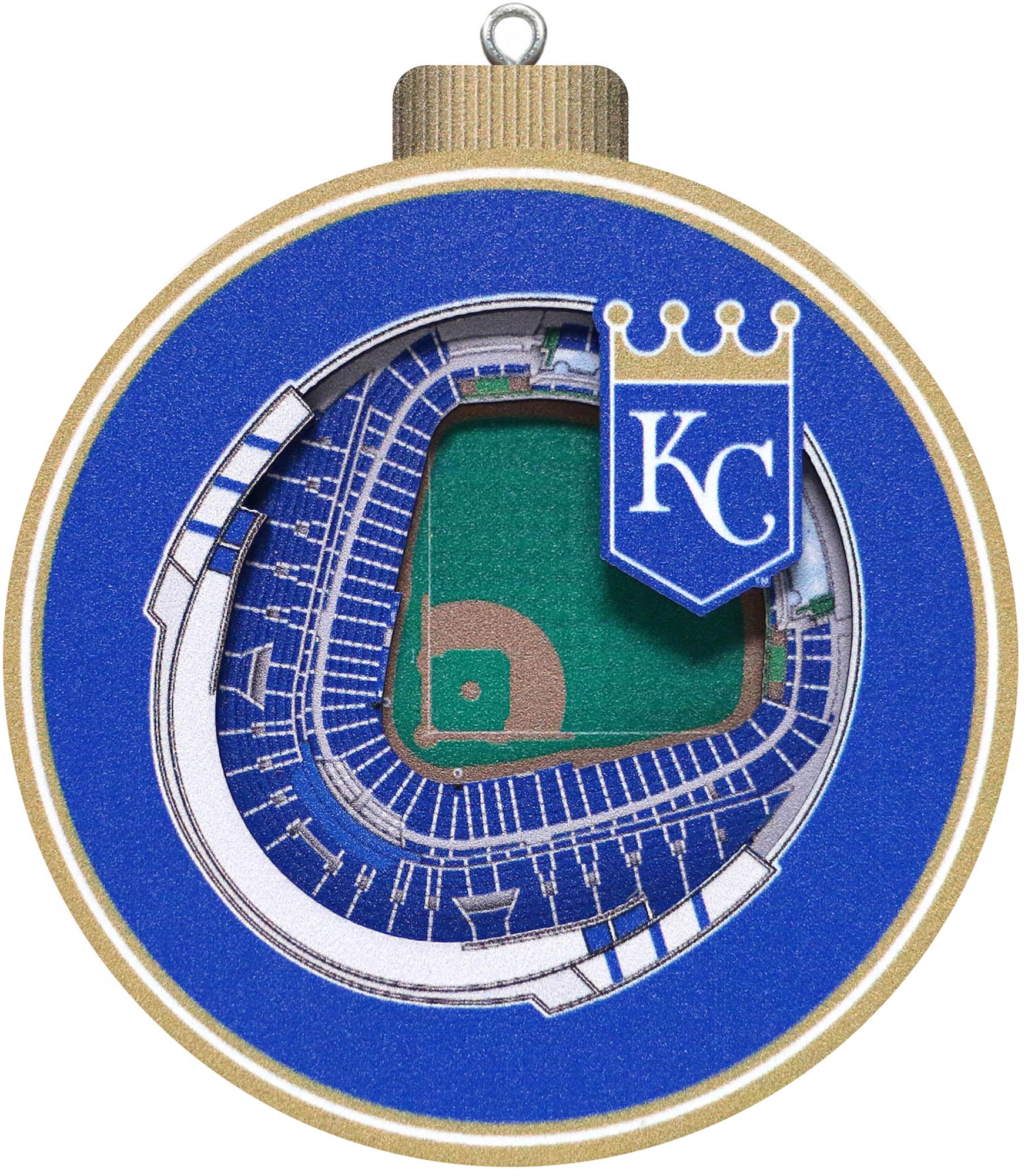 You The Fan Kansas City Royals 3D Stadium Ornament