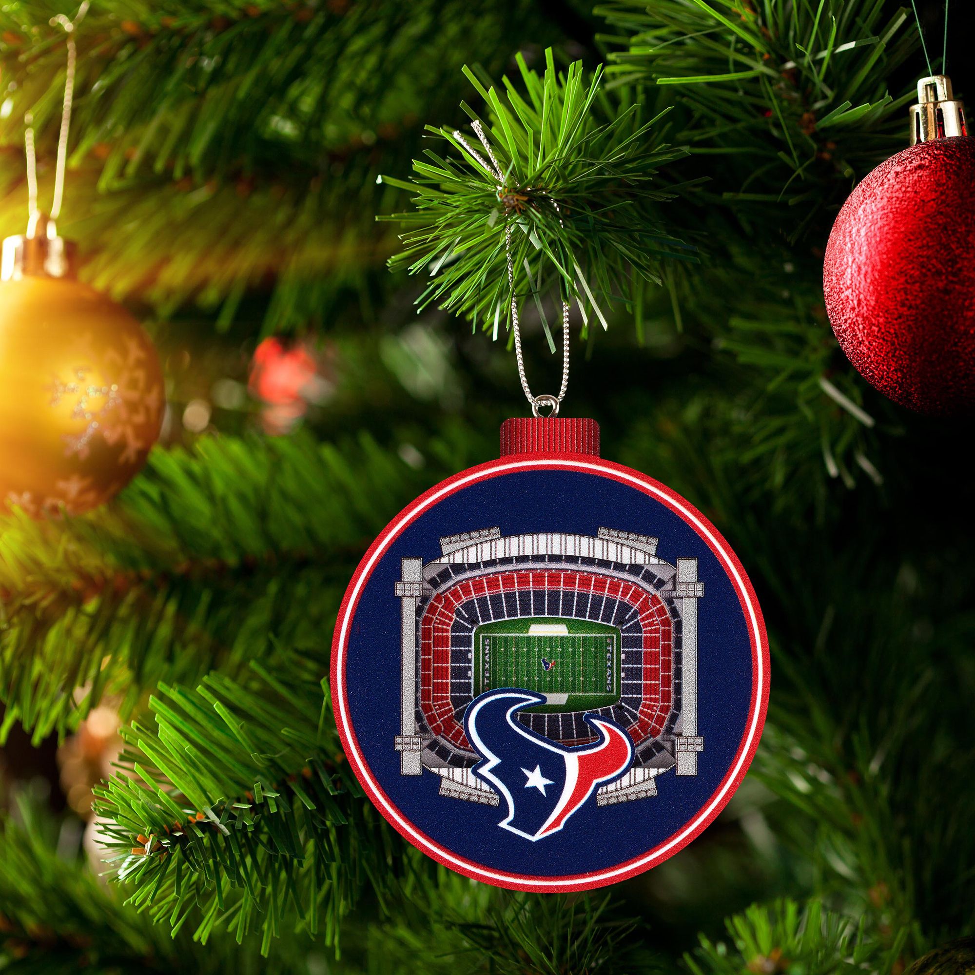 You The Fan Houston Texans 3D Stadium Ornament